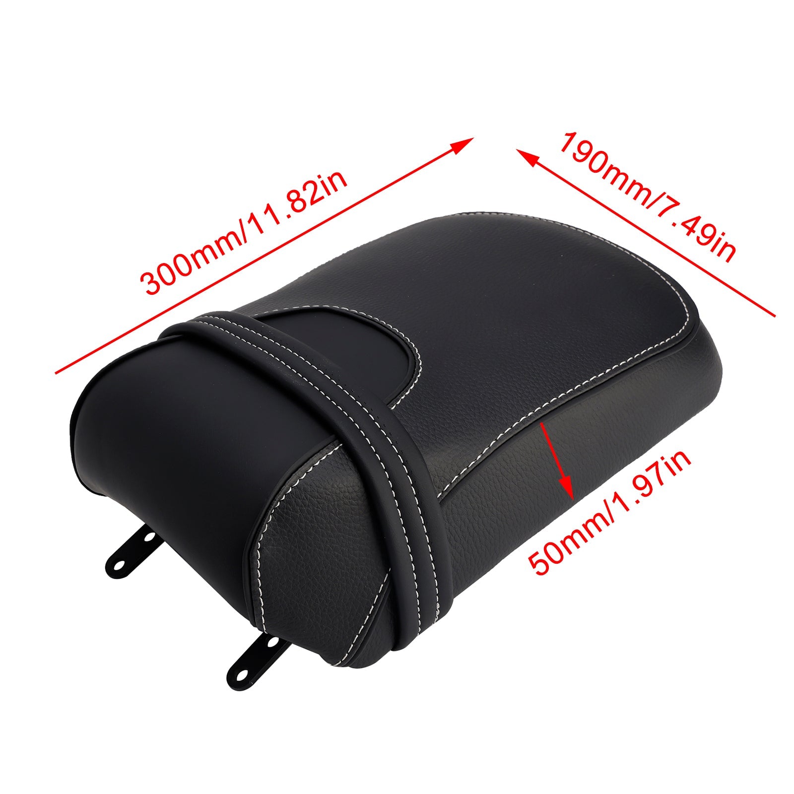 2025 For Indian Scout Sixty Bobber Rear Seat Passenger Cushion Flat Black