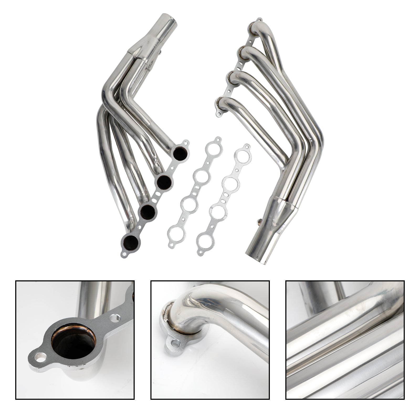 Longtube LS 변환 배기 헤더 피팅 시보레 카마로 67-69 Nova V8 68-74