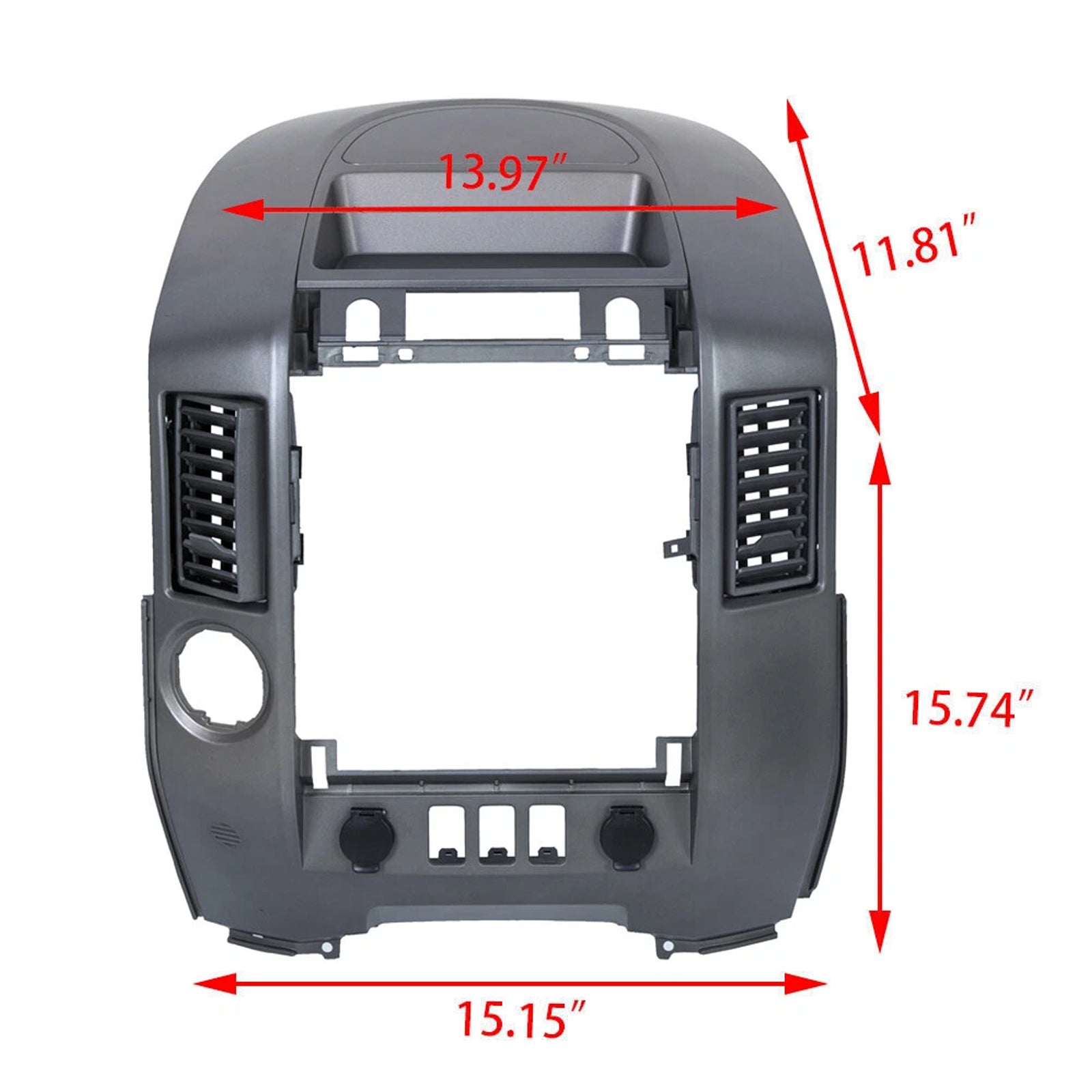 2004-2006 For Nissan Armada SE WITHOUT center speaker Center Dash Radio Bezel Instrument Panel 682577S000