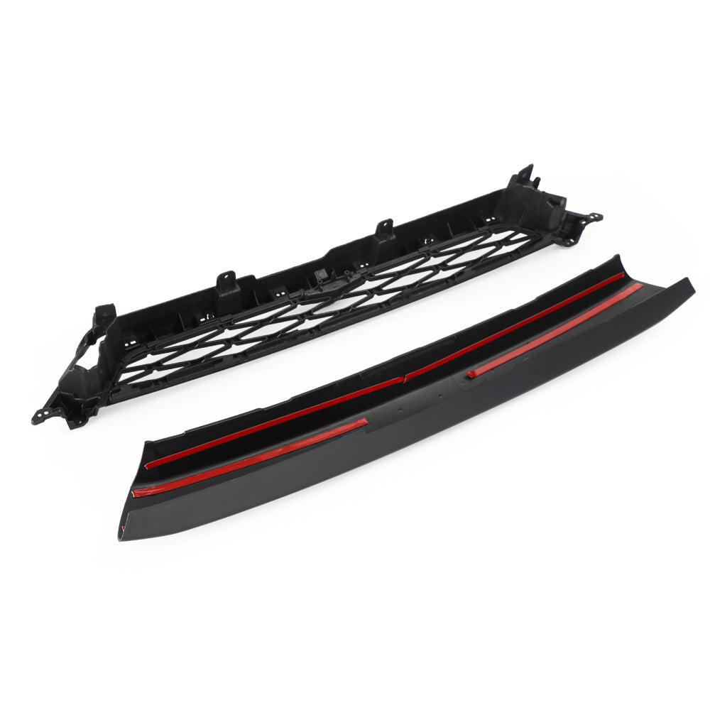 2 Piece Front Bumper Grille Grill Fit Toyota 4Runner TRD PRO 2020-2024 Black