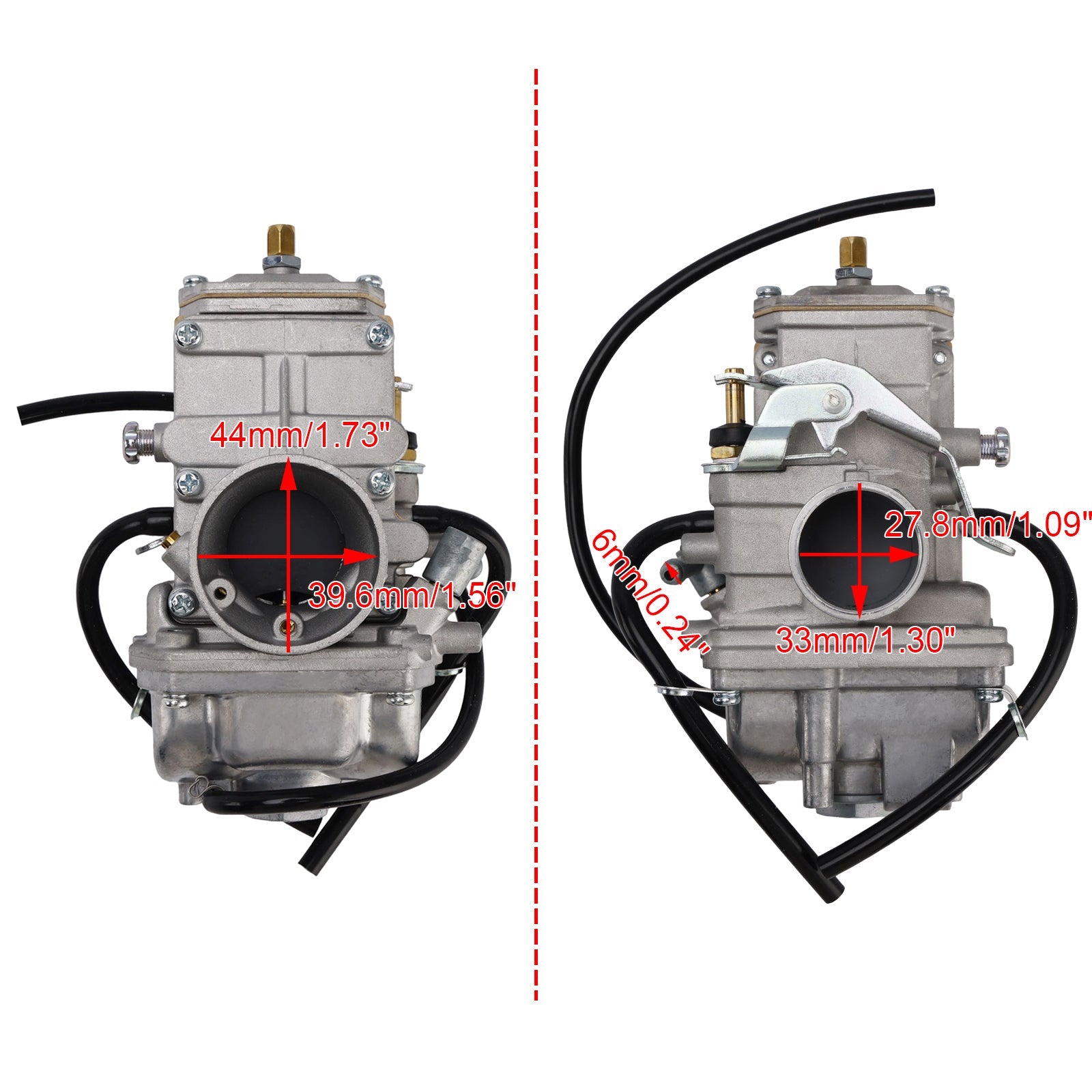 Carburetor Carb Fit for 28mm 160cc-200cc engine Flat Slide Smoothbore Dirt Bike ATV