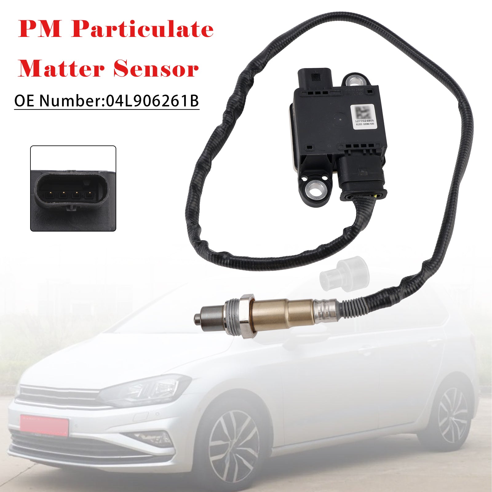 Jun-2015 VW Transporter T6 / Caravelle T6 Bus (SGB, SGJ, SHB, SHJ) 2.0 TDI 4motion 204PS/150KW PM Particulate Matter Sensor 04L906261B