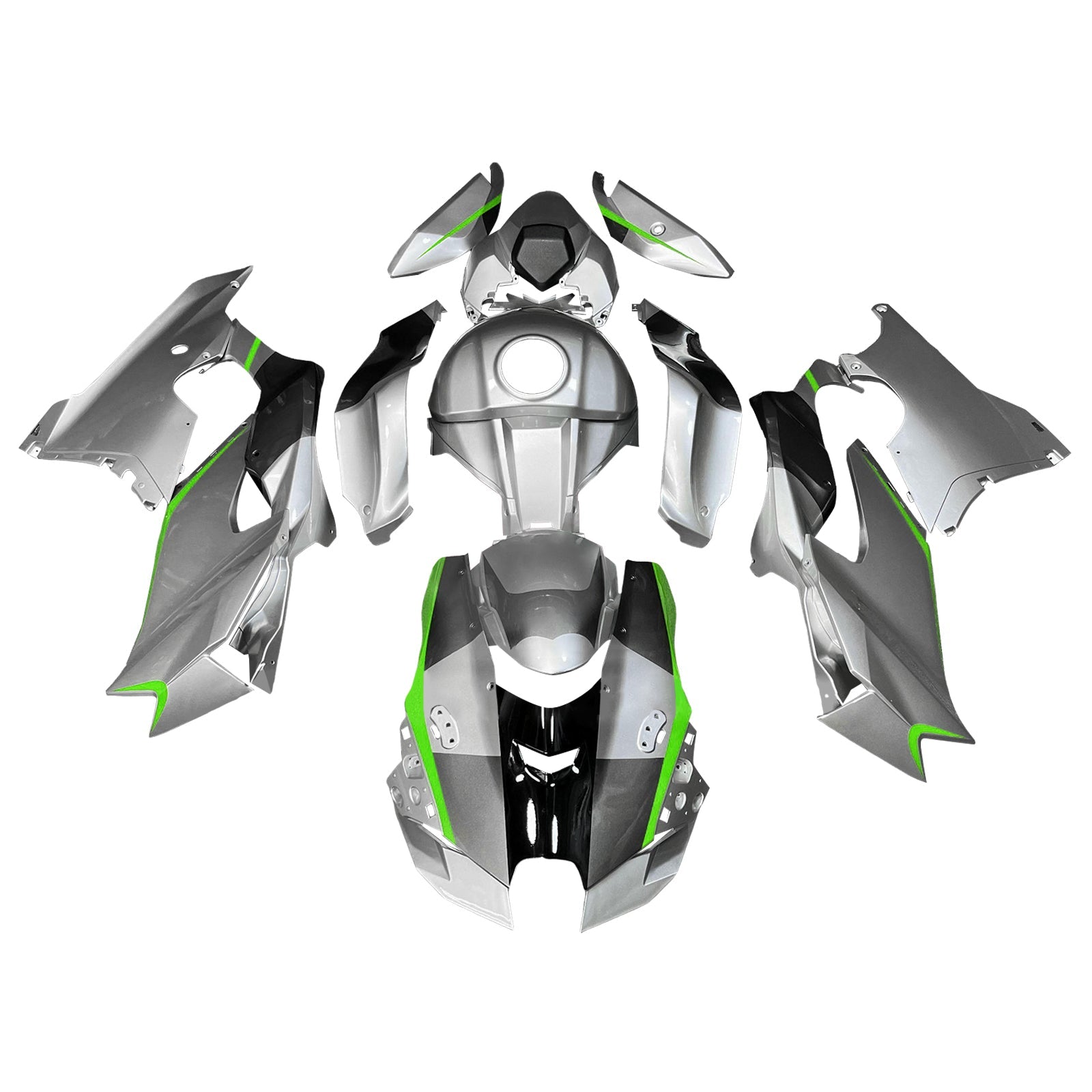 Injection Fairing Kit Bodywork ABS fit For Kawasaki ZX-10R ZX-10RR 2021-2025