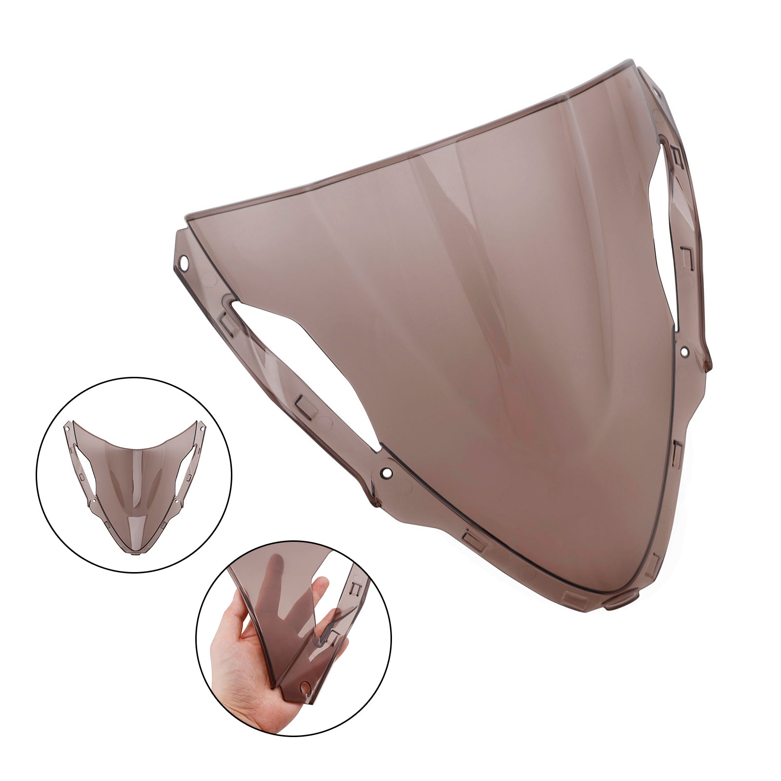 Windshield Windscreen for Kawasaki ZX6R 636 2024-2025