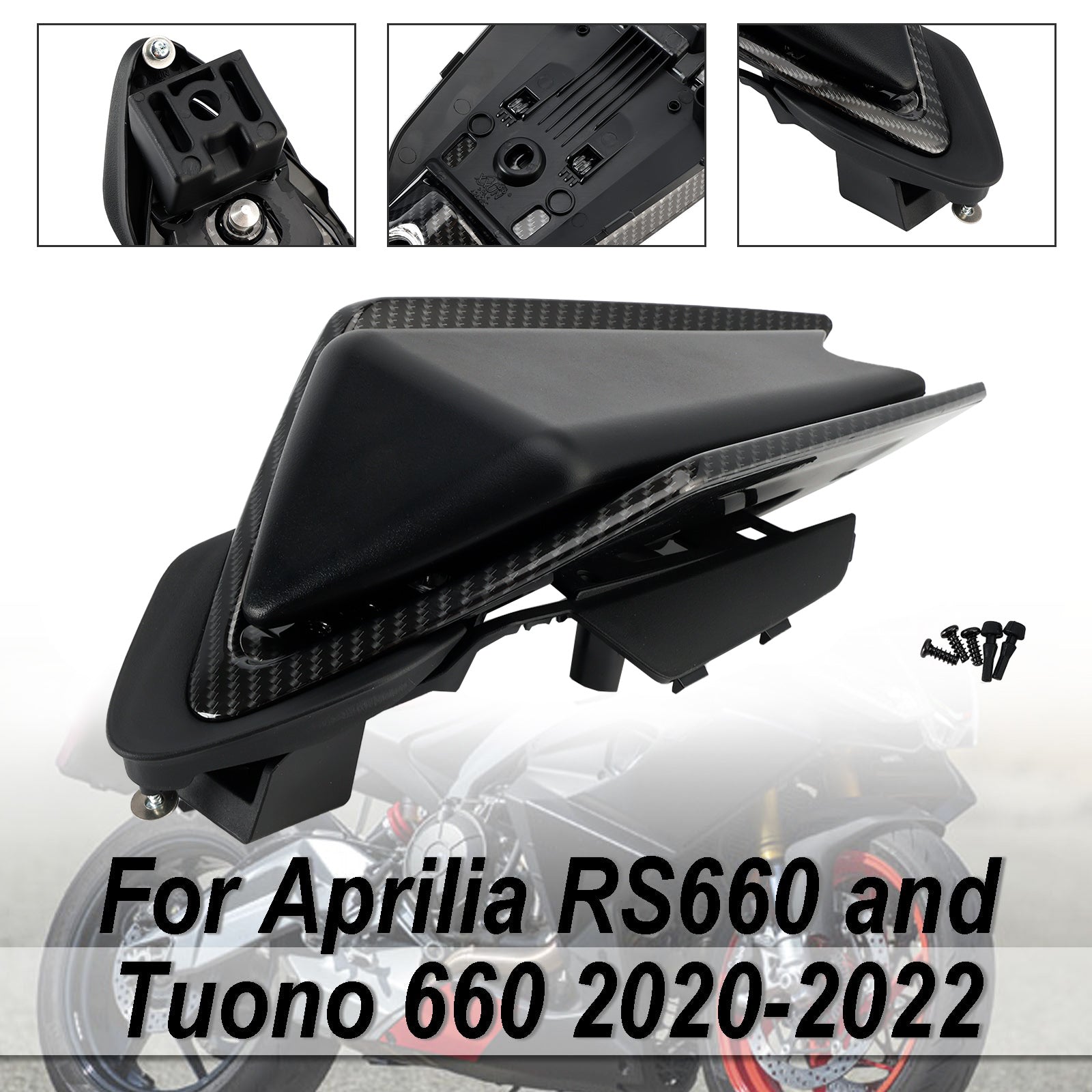Rear Cowl Tail FAIRING Cover For Aprilia RS660 RSV4 Tuono 660 2020-2024 Carbon