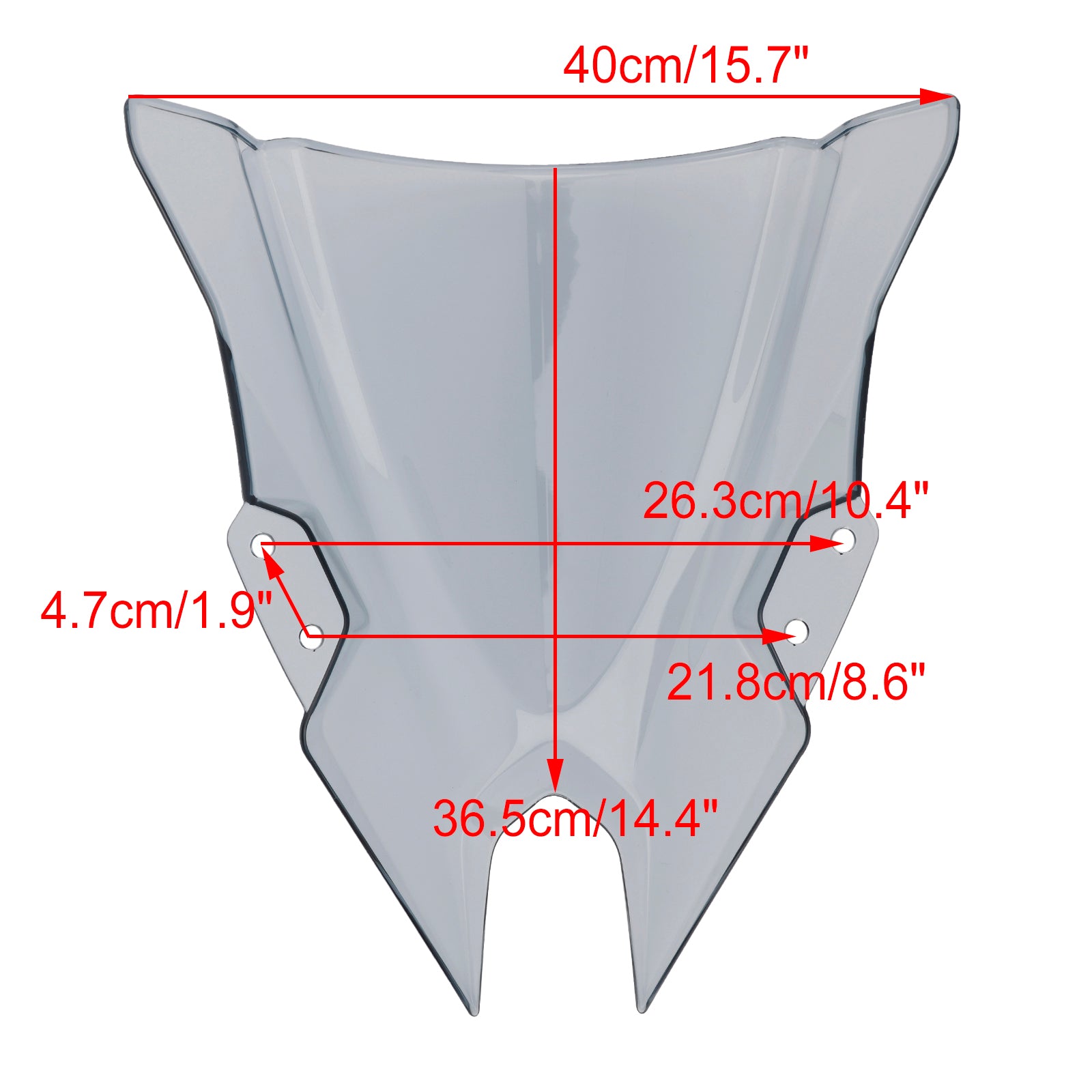 2024-2025 KAWASAKI Ninja 500 윈드실드 윈드스크린