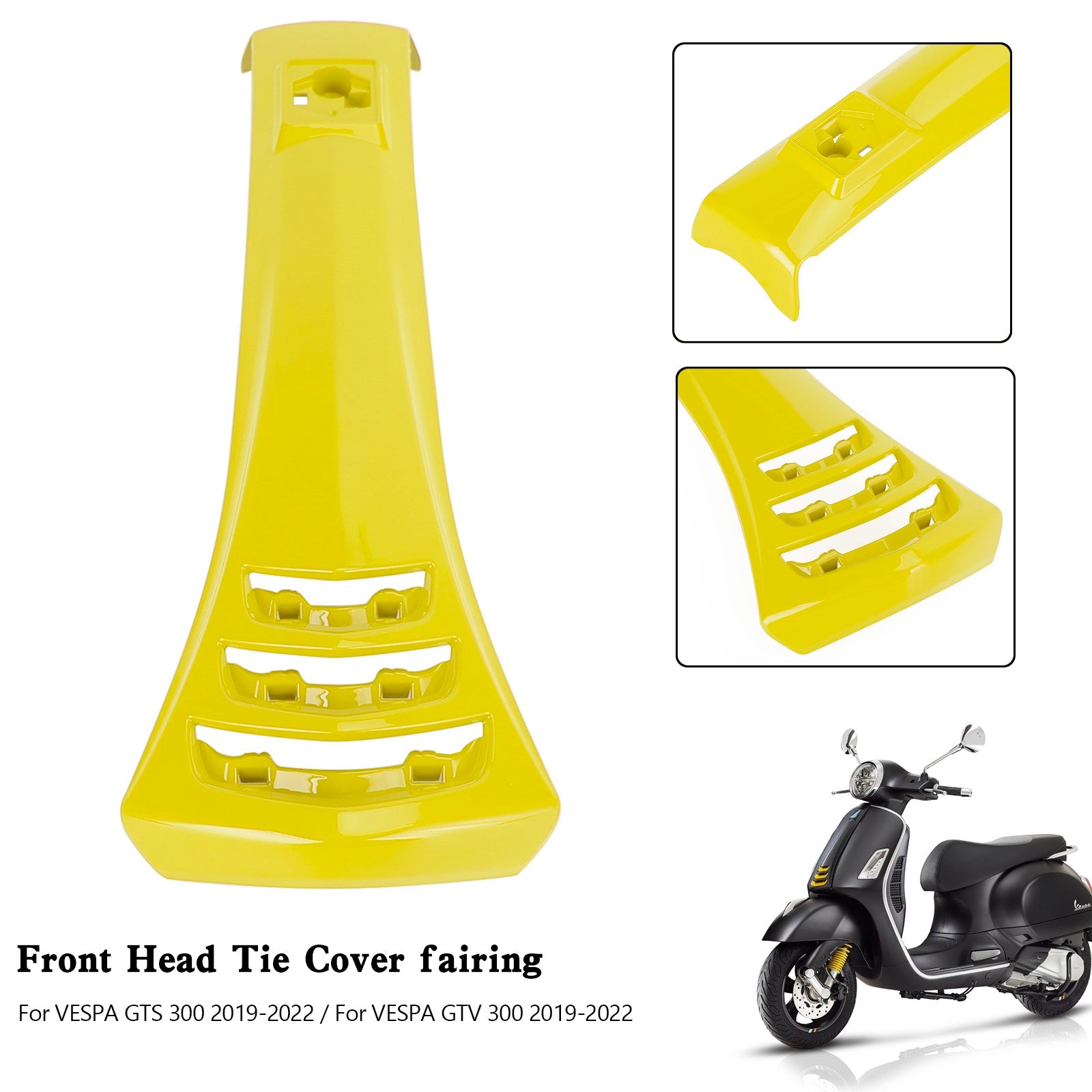 2019-2022 Vespa GTS300 GTV300 Steering Horn Head Cover fairing Tie