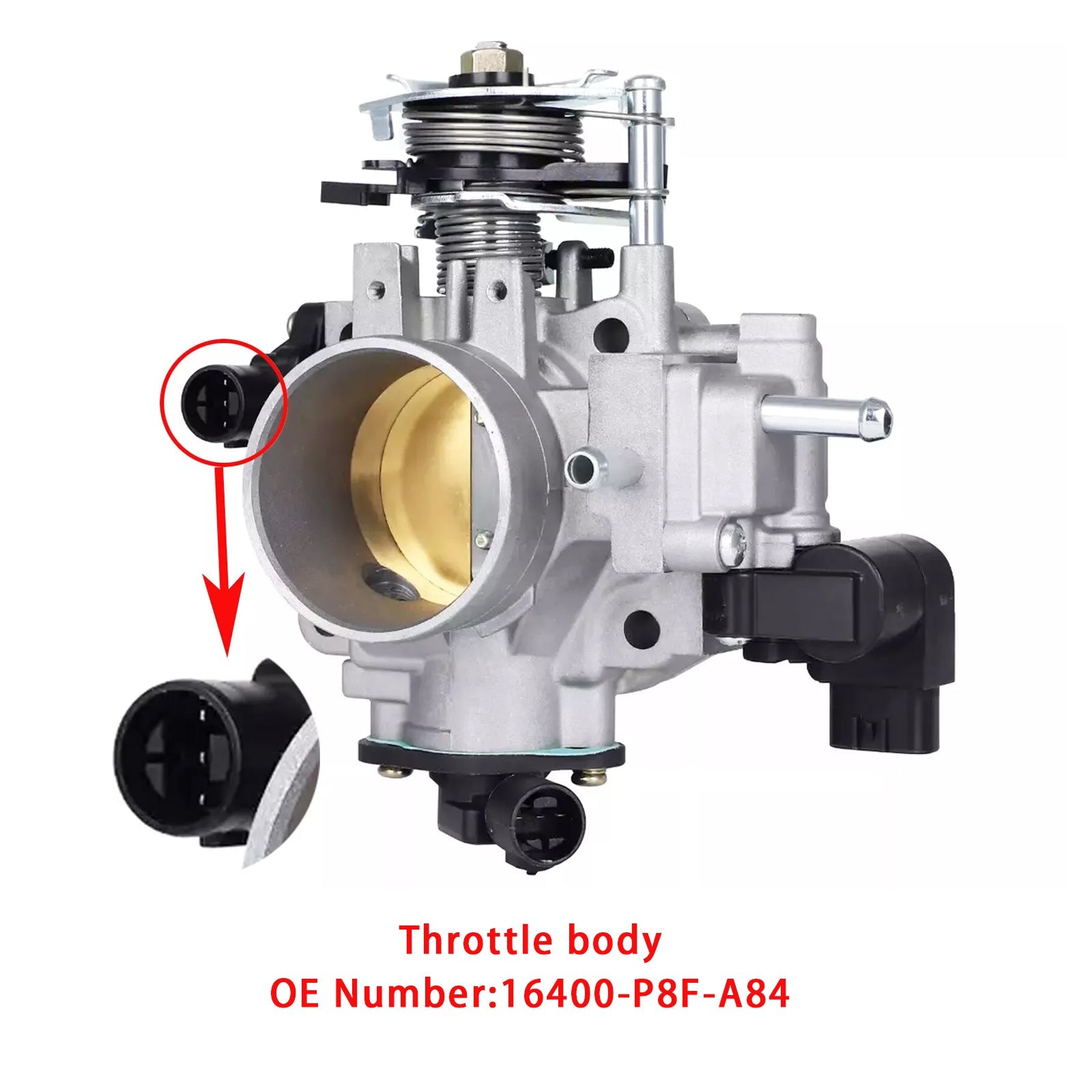 2002-2004 Honda Odyssey EX, EX-L, LX 3.5L V6 Gas Throttle Body 16400-P8F-A84