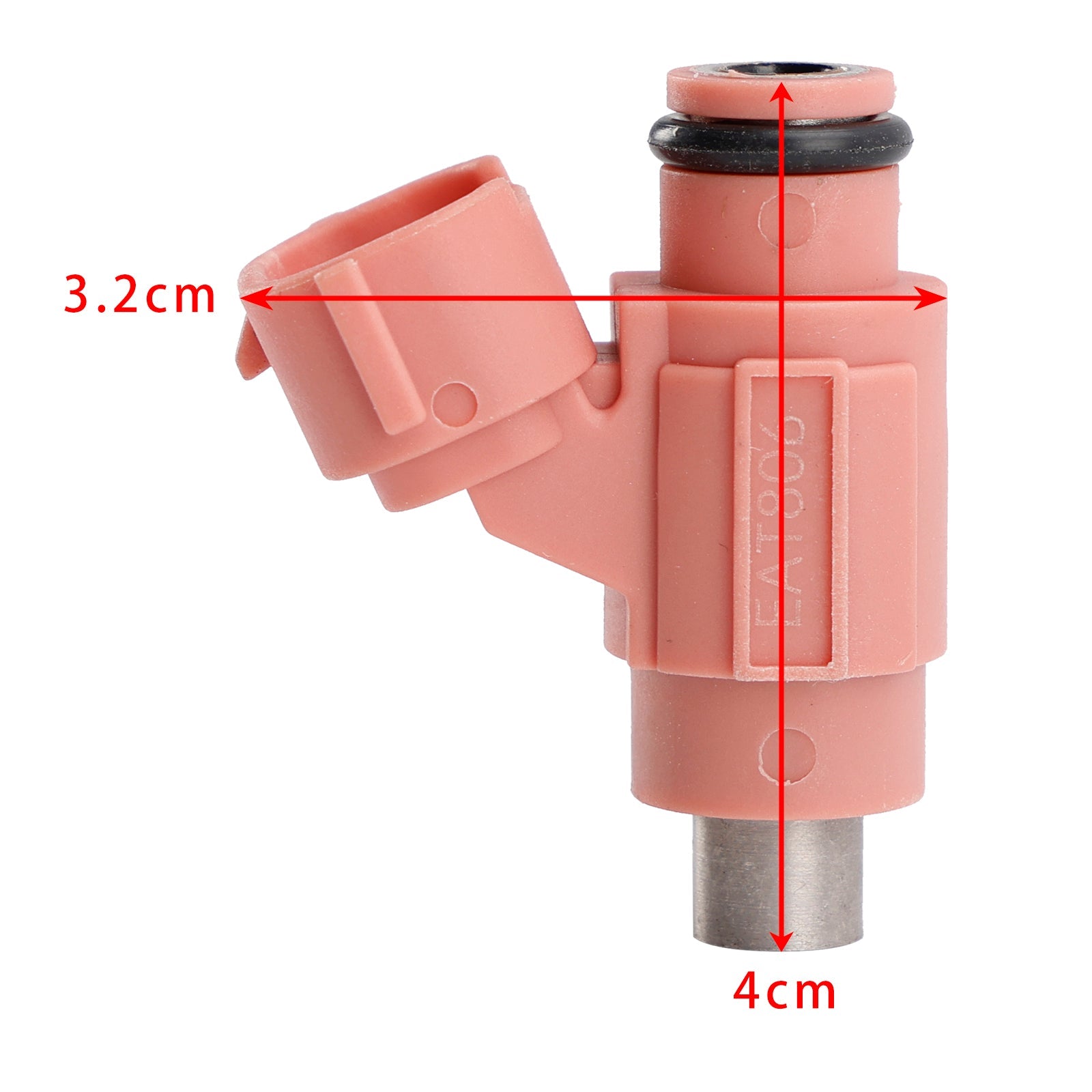 4PC 68V-13761-10-00 Fuel Injector For Yamaha Outboard 115HP F115JA F115LA 11-14