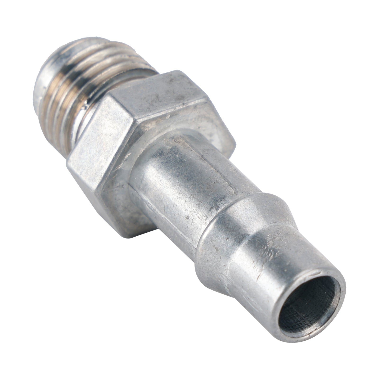 6AN Male Flare to 3/8" (.375") Transmission Cooler Quick Disconnect Adapter