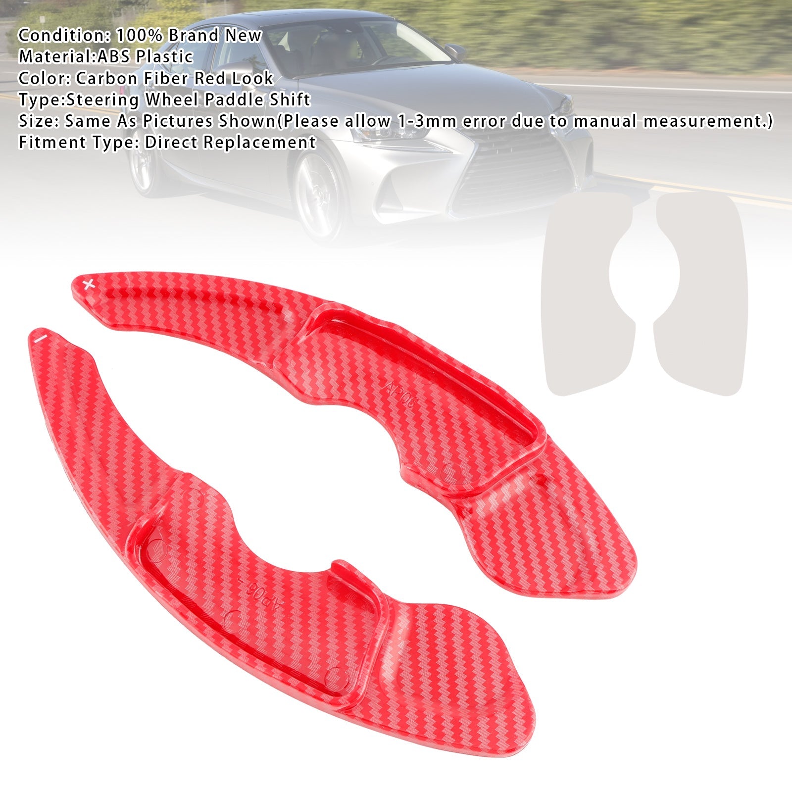 Steering Wheel Paddle Shifter Extensions For Lexus IS RC RCF NX