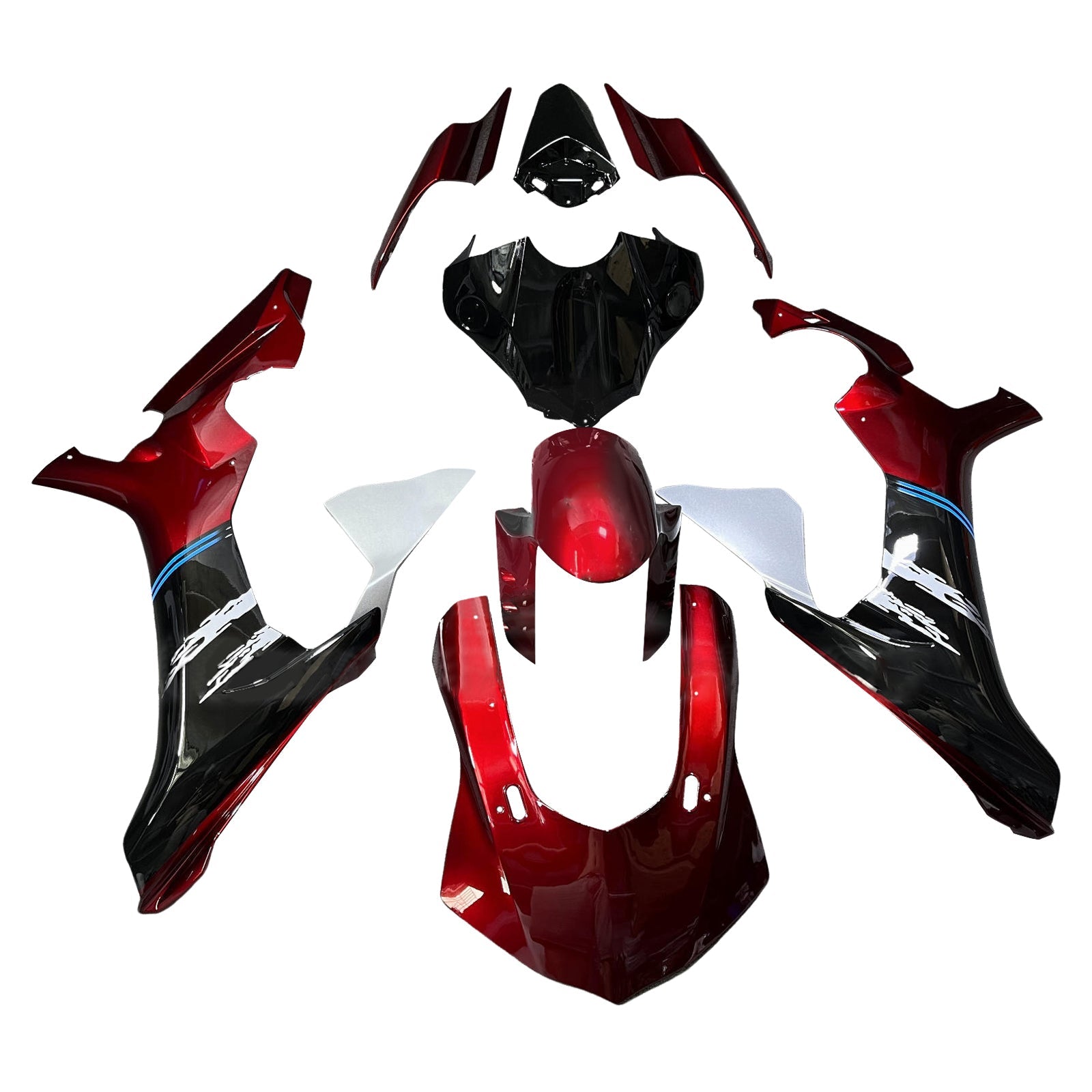 Injection Fairing Kit Bodywork Plastic ABS For Yamaha YZFR1 YZF-R1 2015-2019