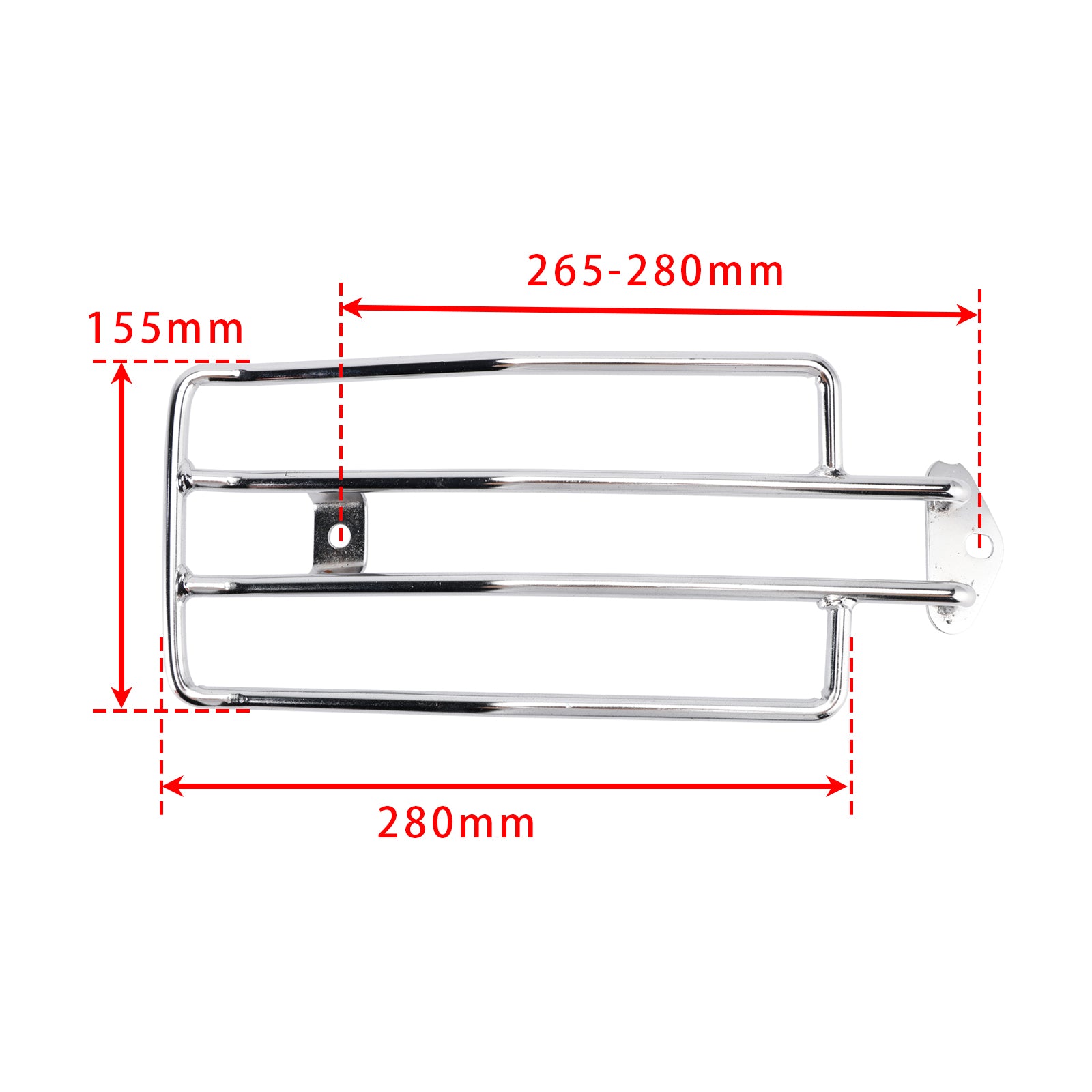 REAR LUGGAGE RACK SOLORACK CHROME FOR SPORTSTER XL883 XL1200 1985-2003