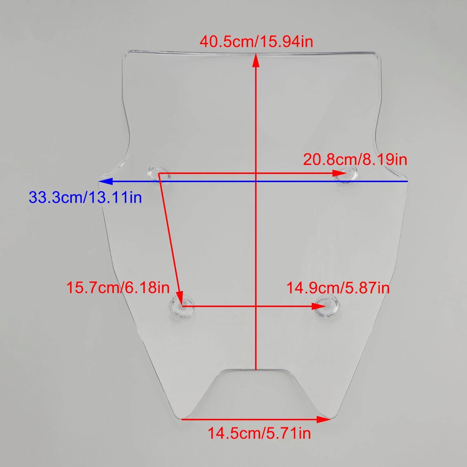 Windshield WindScreen fit for BMW R1200RS 2015-2018 R1250RS 2019-2024