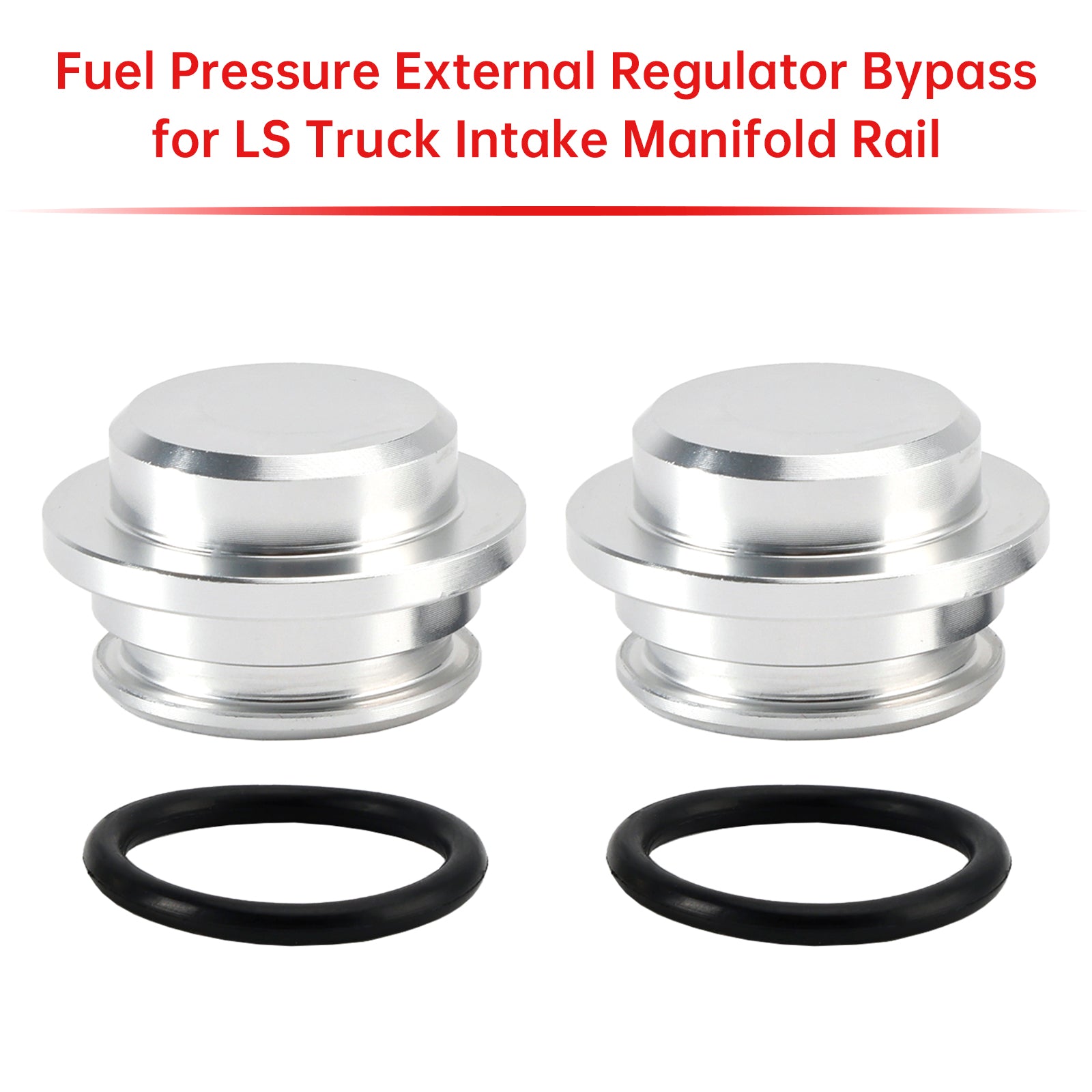 Fuel Pressure External Regulator Bypass for LS Truck Intake Manifold Rail