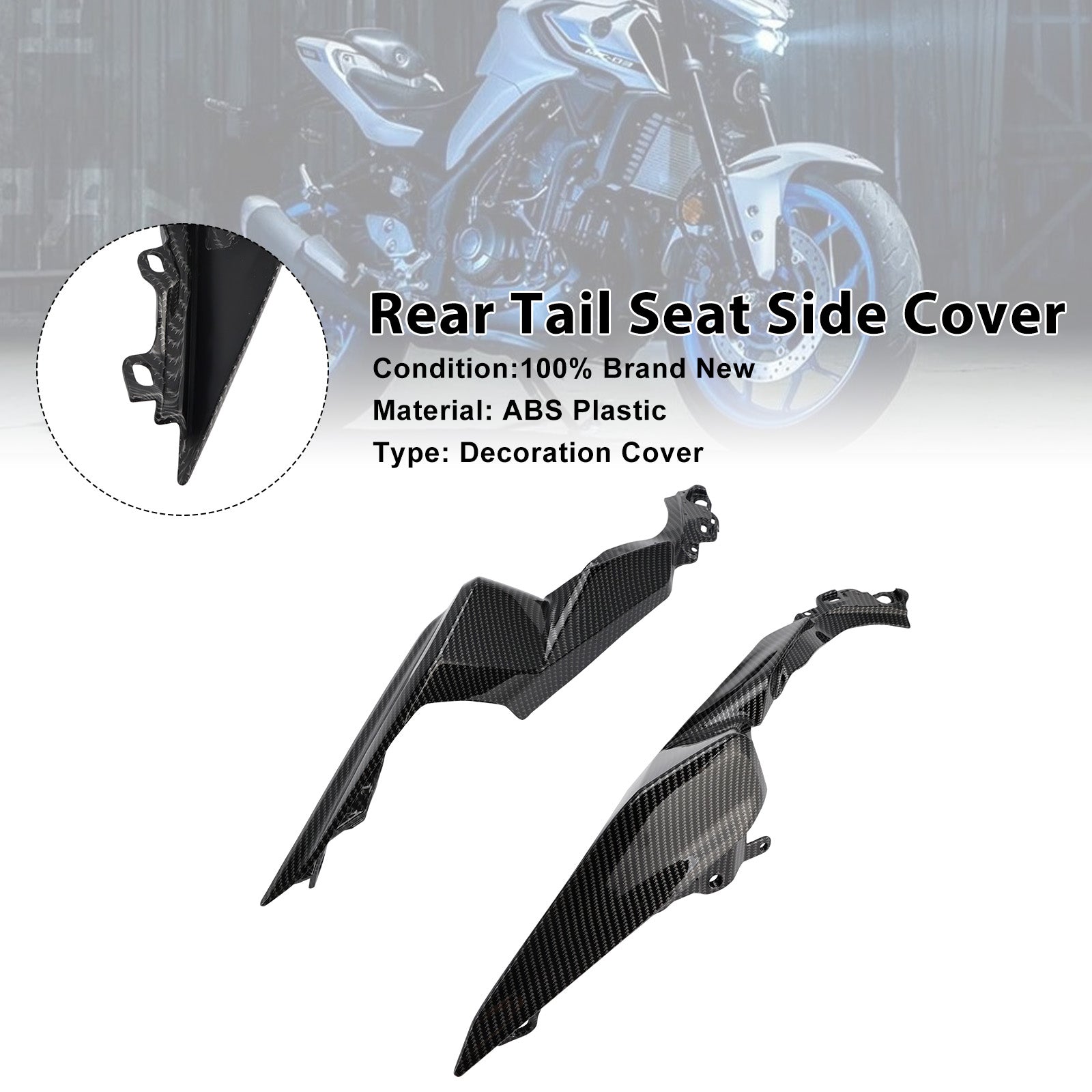 2025-2026 Yamaha YZF-R3 R25 MT-03 Rear Tail Seat Side Cover Fairing