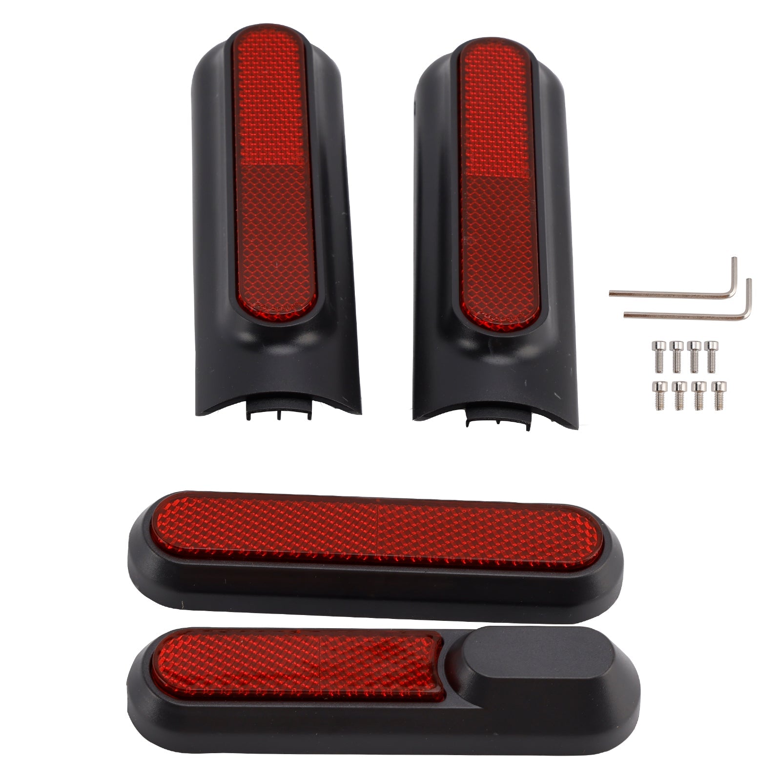 Set of 4 Scooter Side Covers with Rear Reflector for Xiaomi 4 Pro(1st Gen)