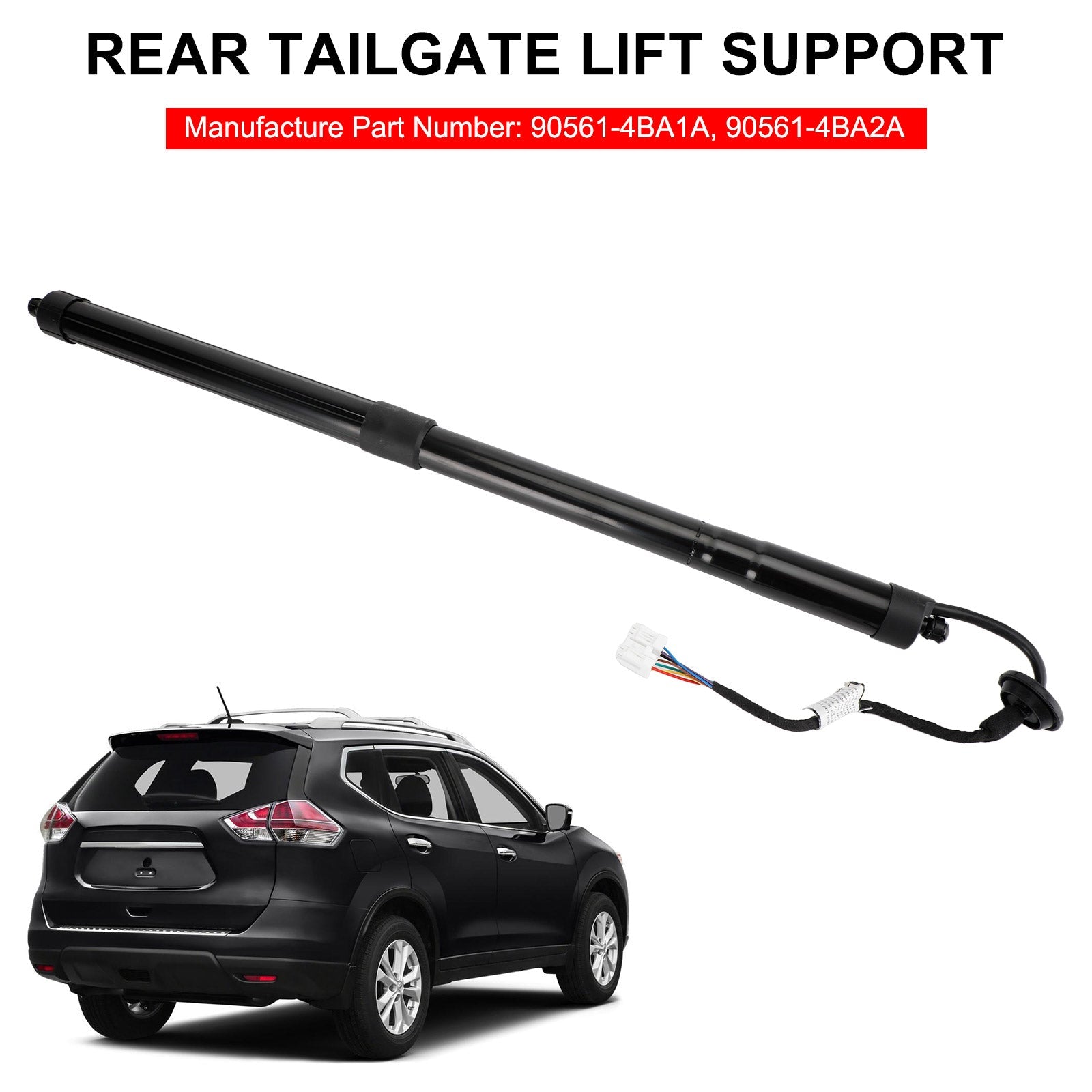 2017-2019 Nissan Rogue SV Hybrid Sport Utility 4-Door 2.0L Rear Tailgate Power Hatch Lift Support W/ Opener 90561-4BA4A