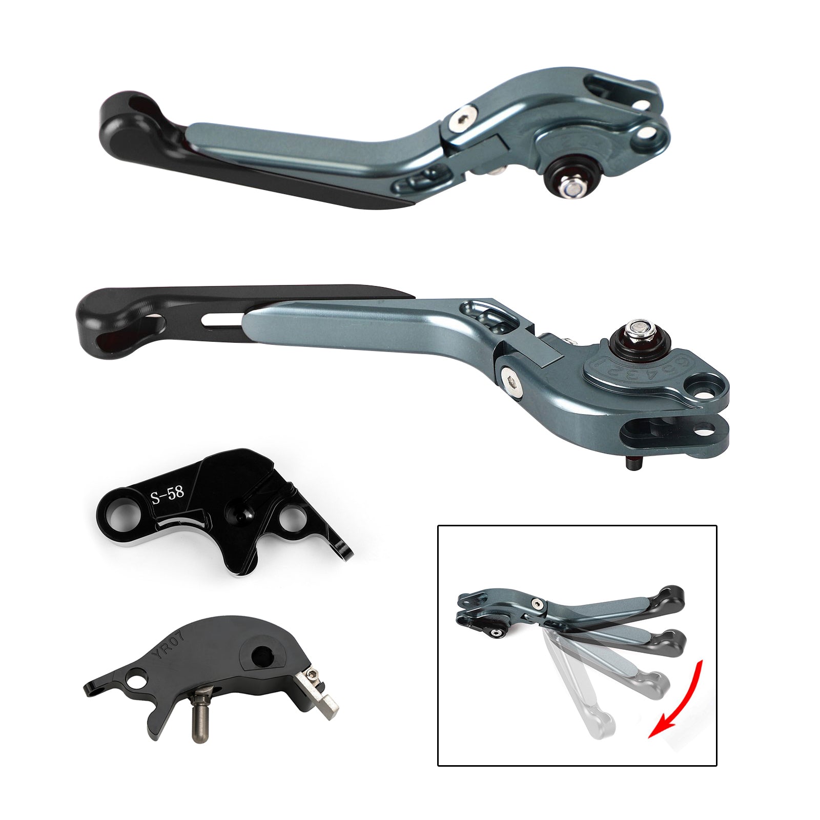 Adjustable Clutch Brake Lever fit for YAMAHA YZF R7 MT-10/SP FZ-10/SP 2022-23
