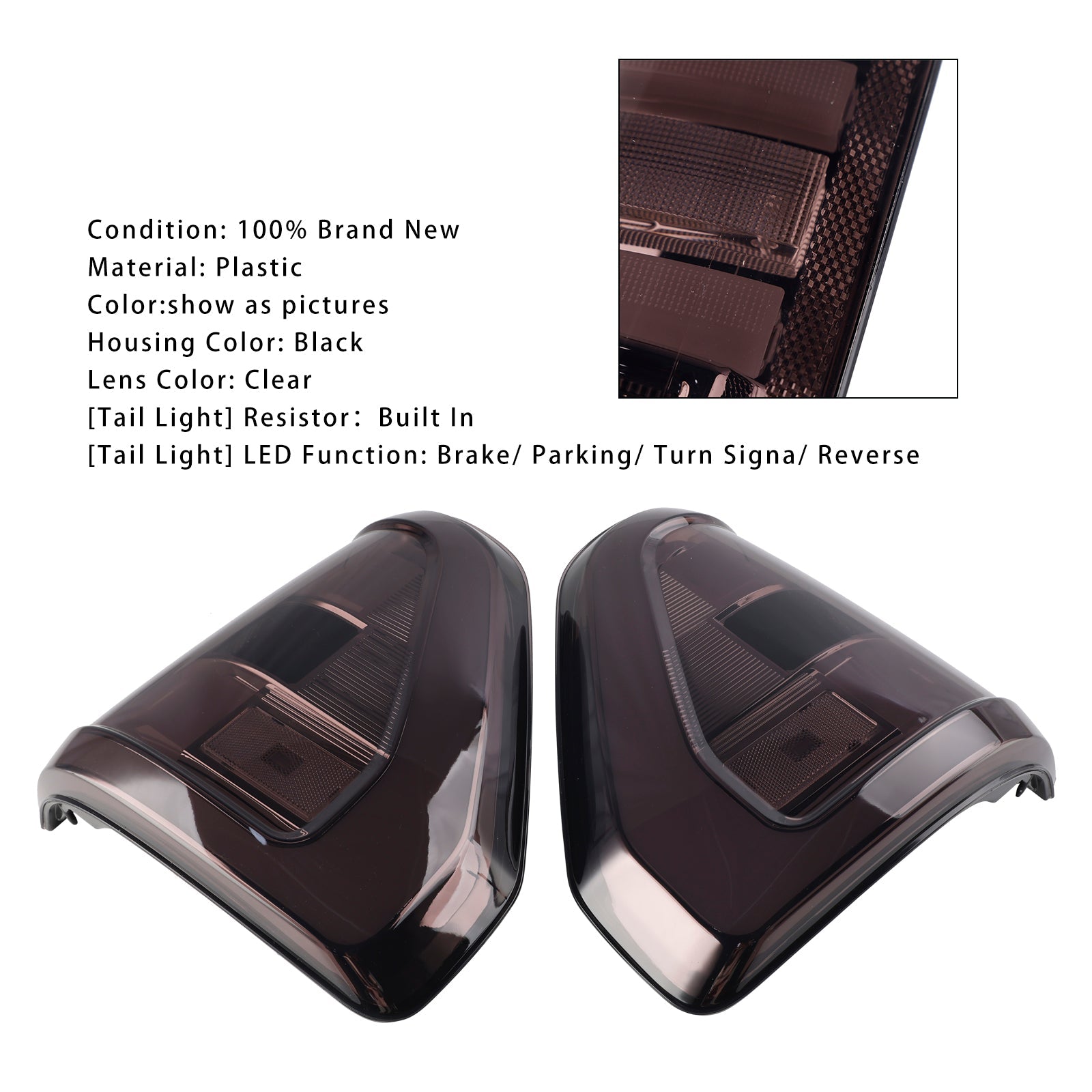 2021+ Ford F150 Left & Right Tail Light Incandescent Upgrade Raptor Style LED