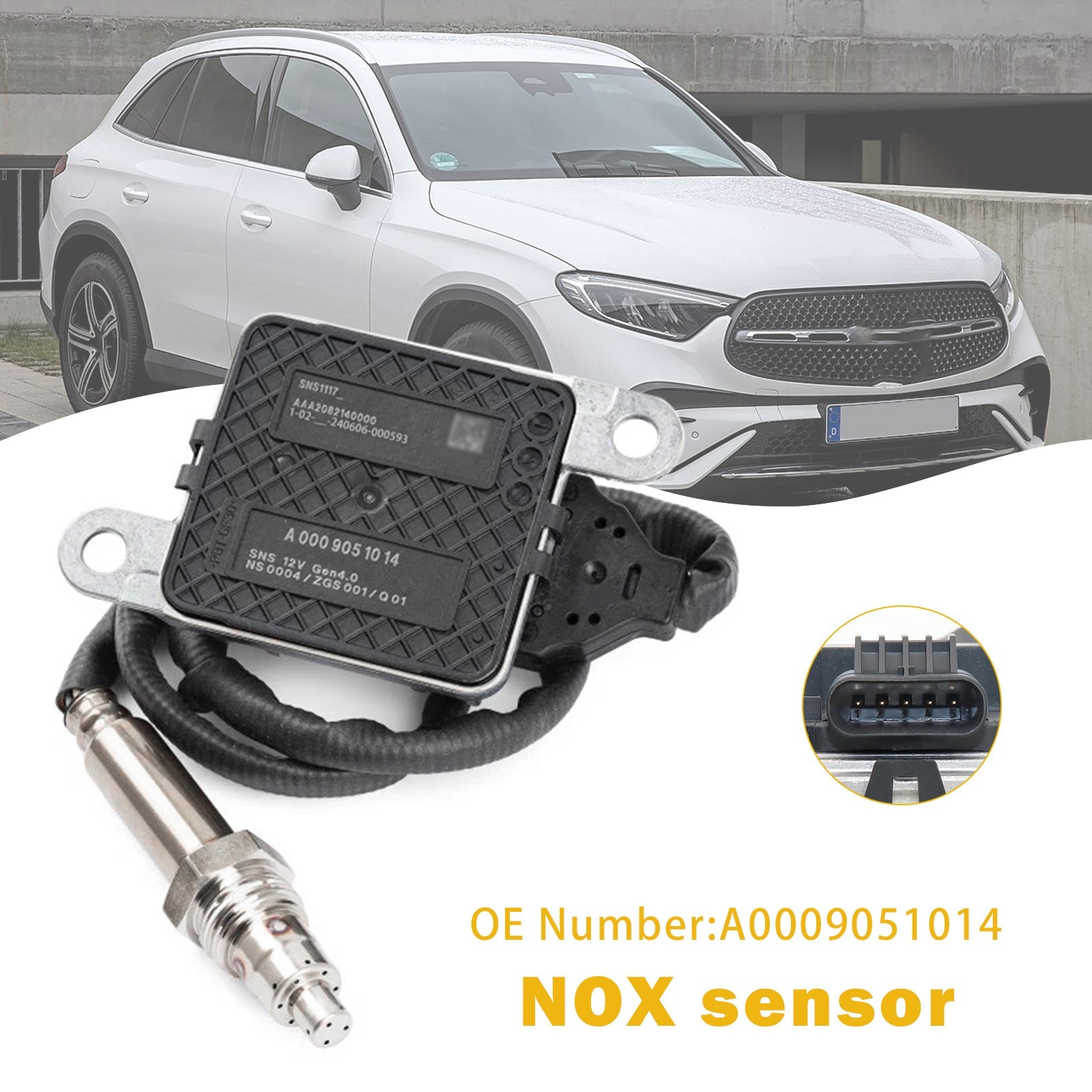 Mercedes-Benz GLC GLS GLE OM654 & OM651 NOX Sensor A0009051014