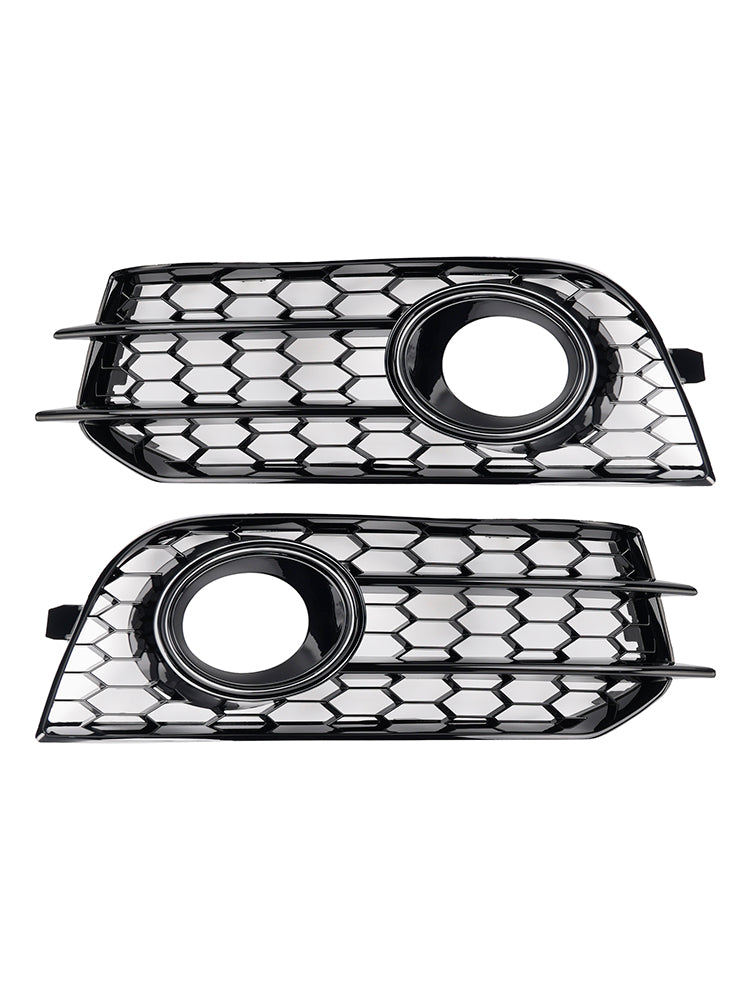2010-2014 Audi A1 Front Bumper Honeycomb Fog Grille Cover Black