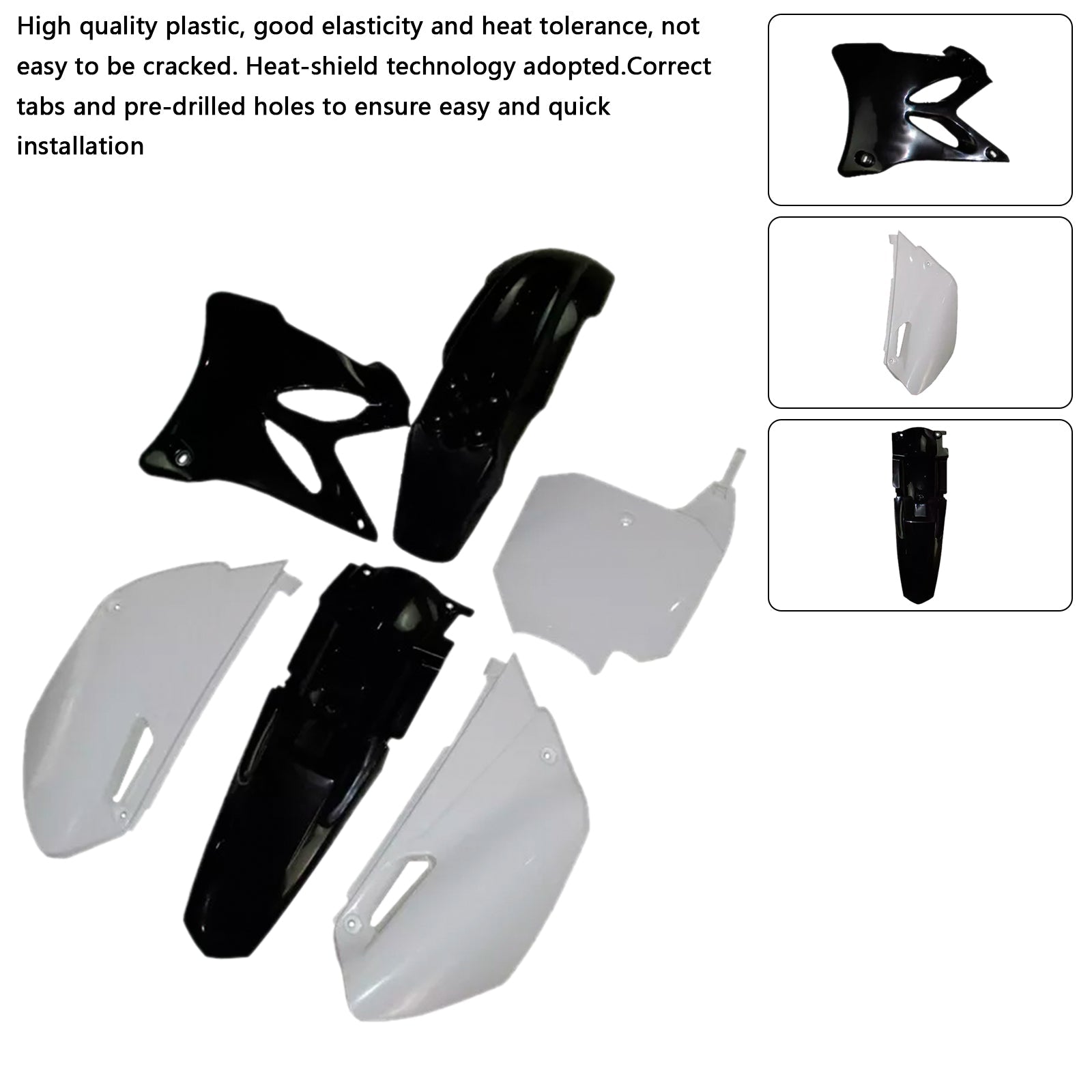 Body Plastic Kit Fender Fairing For Yamaha YZ85 2002-2014