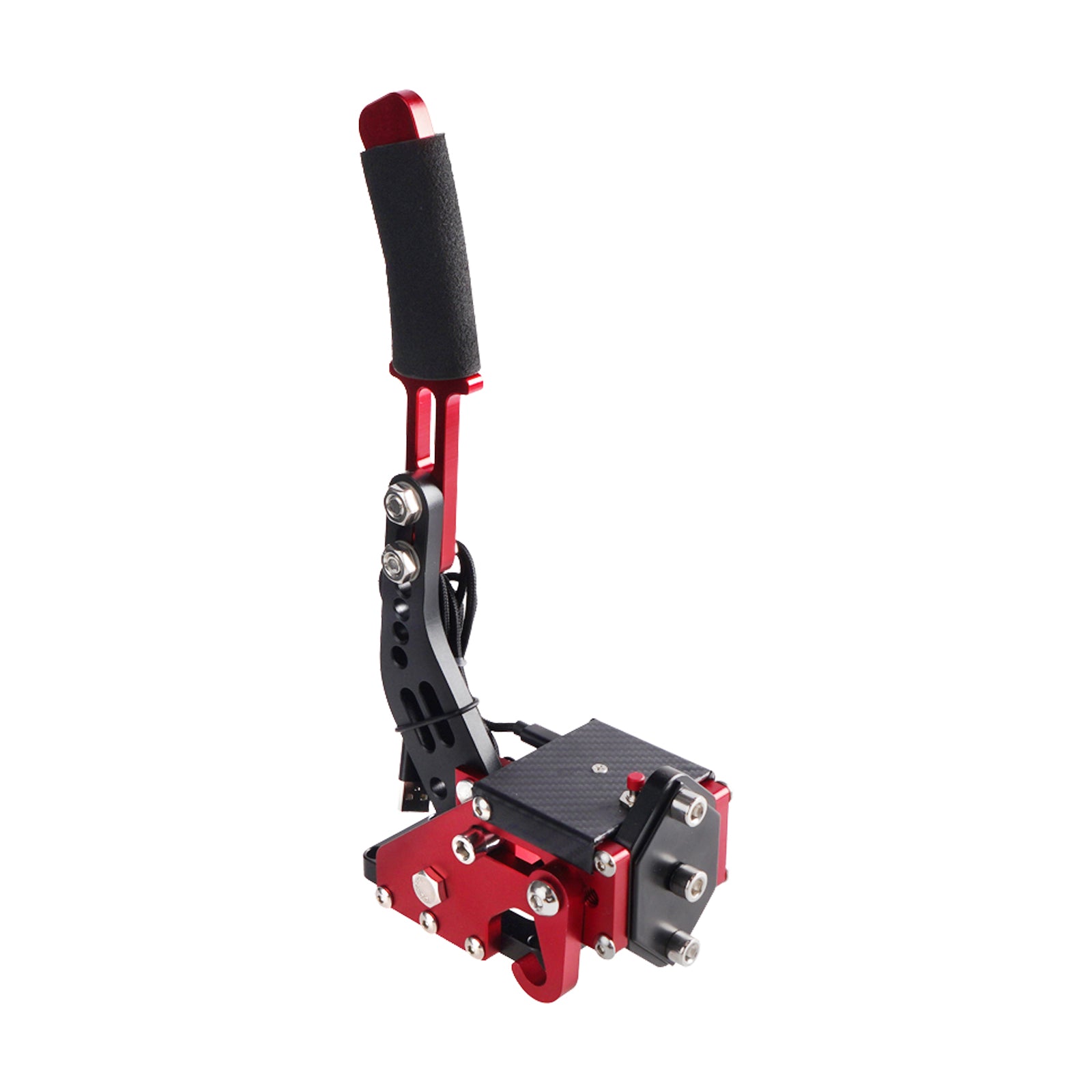 14Bit PS4/PS5 USB3.0 SIM Handbrake for Racing Games Steering Wheel Stand G29 Red