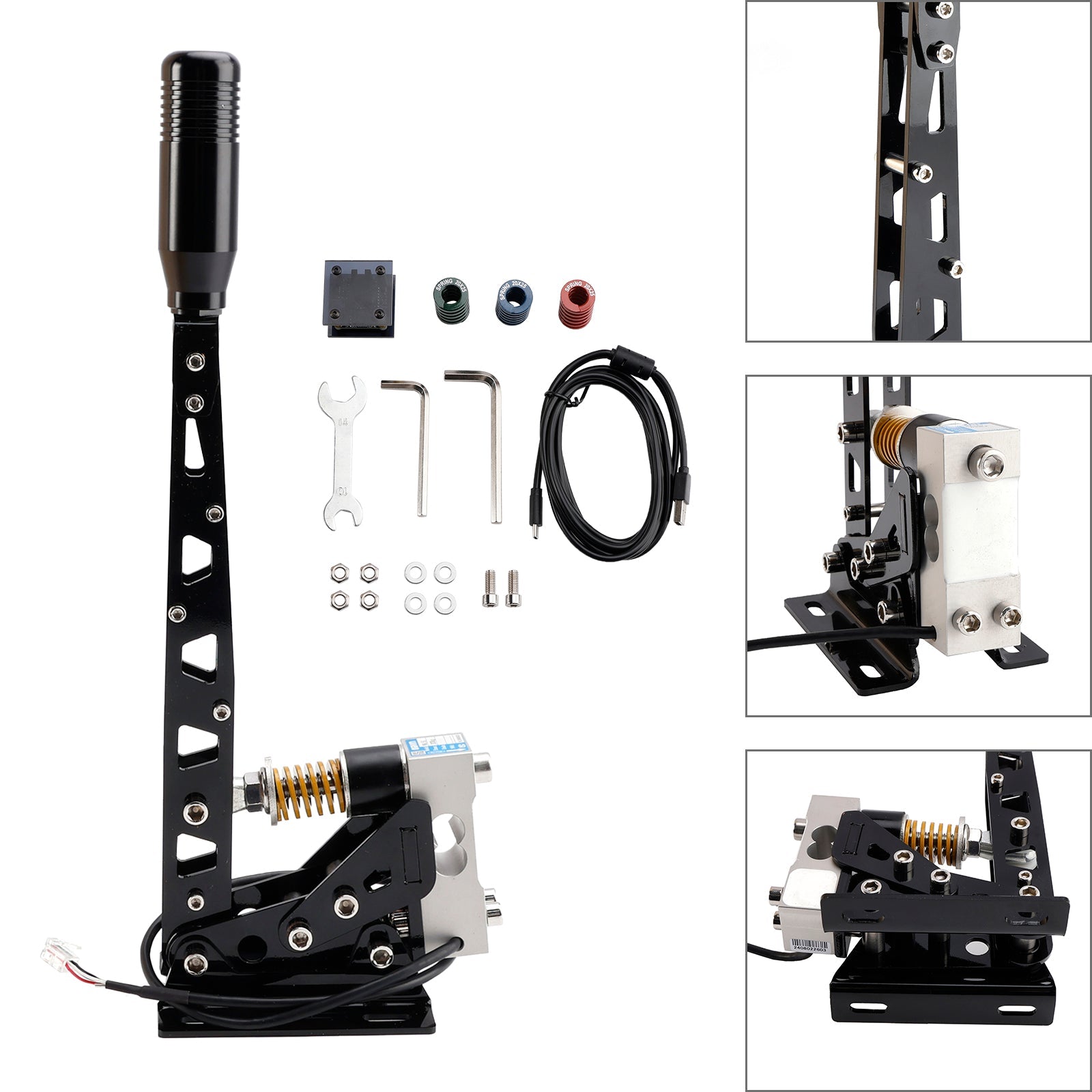 SIM USB Handbrake PC 64bit 200KG Load Cell Racing Games For Logitech G29/G27/G25