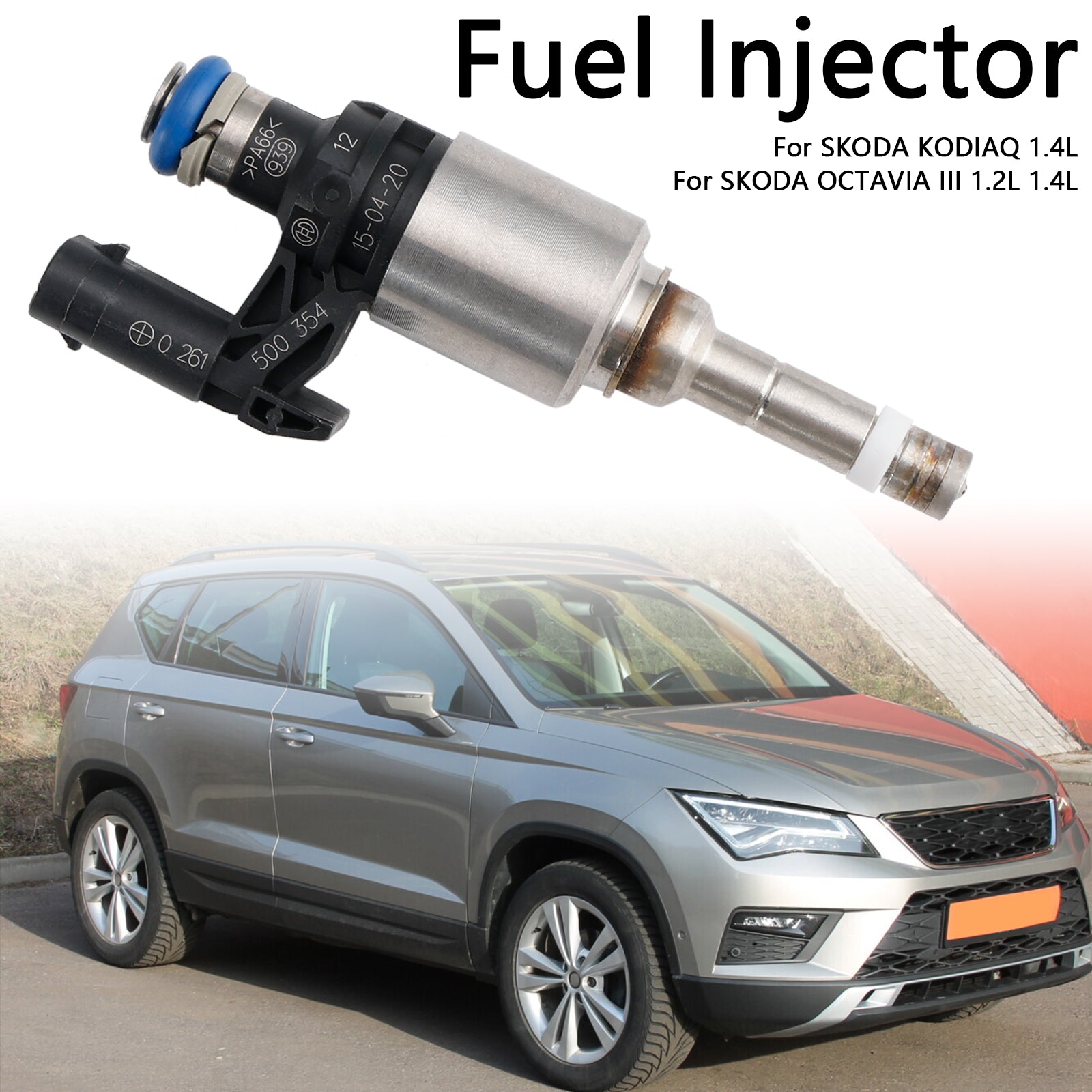 1PCS Fuel Injector 04E906036Q Fit Audi A3 Fit Seat Leon Fit Skoda Fit VW Passat