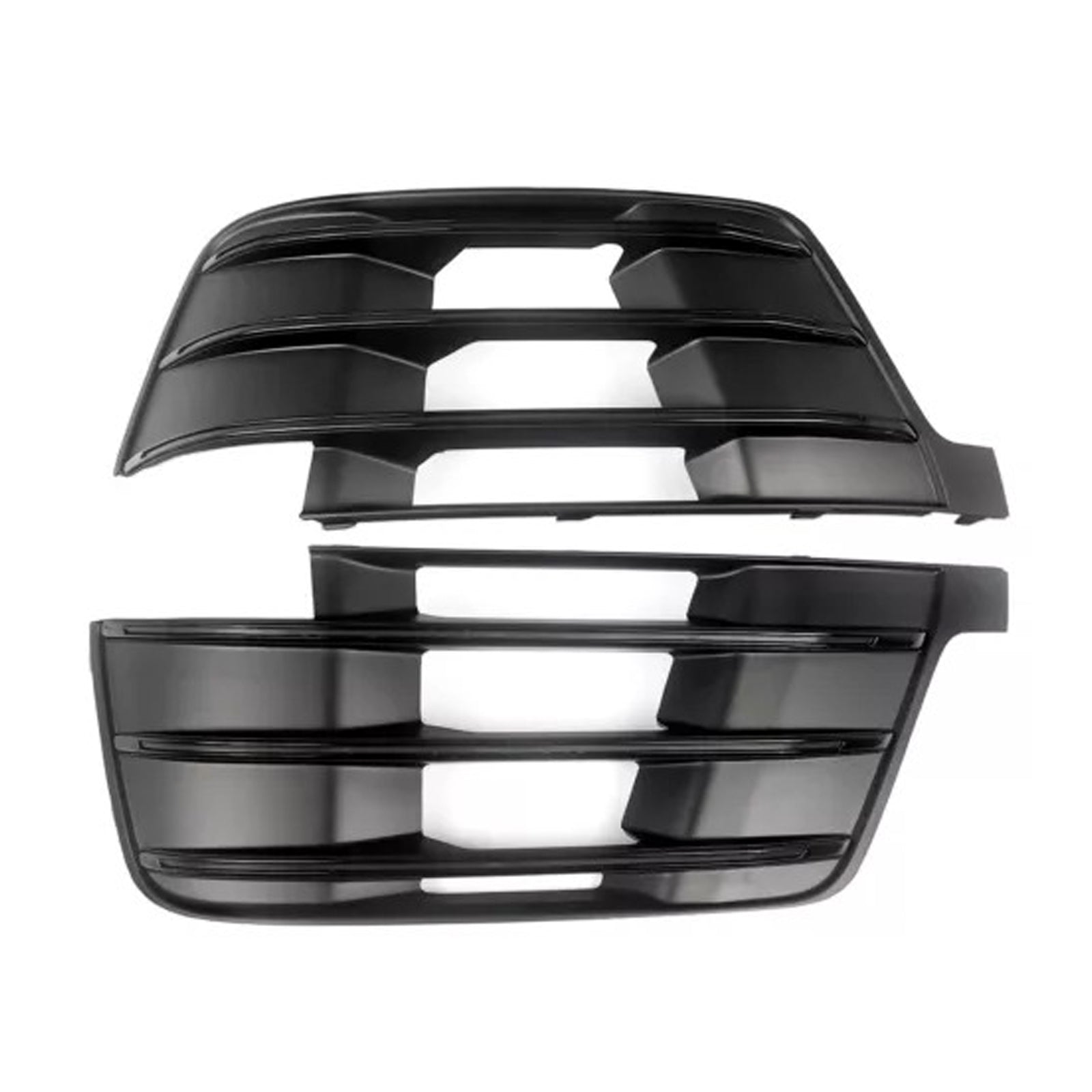 2016-2019 Audi Q7 S-Line 2X Original Car Front Bumper Fog Light Grilles 4M0807681D 4M0807682D