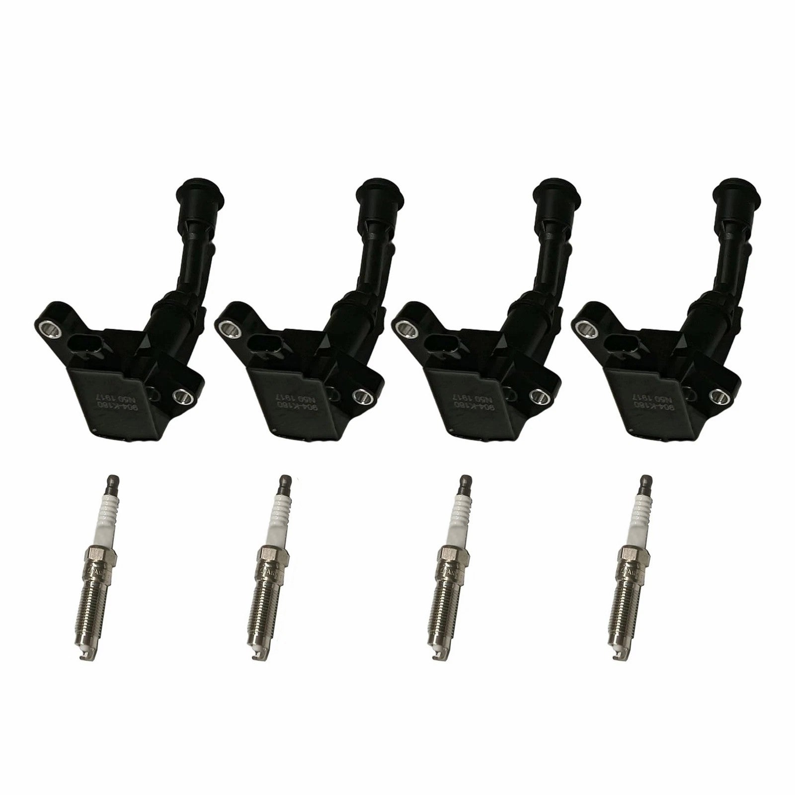 4X Ignition Coil + 4X Spark Plug UF735 For Ford Fusion Escape 1.5L 2014-2020