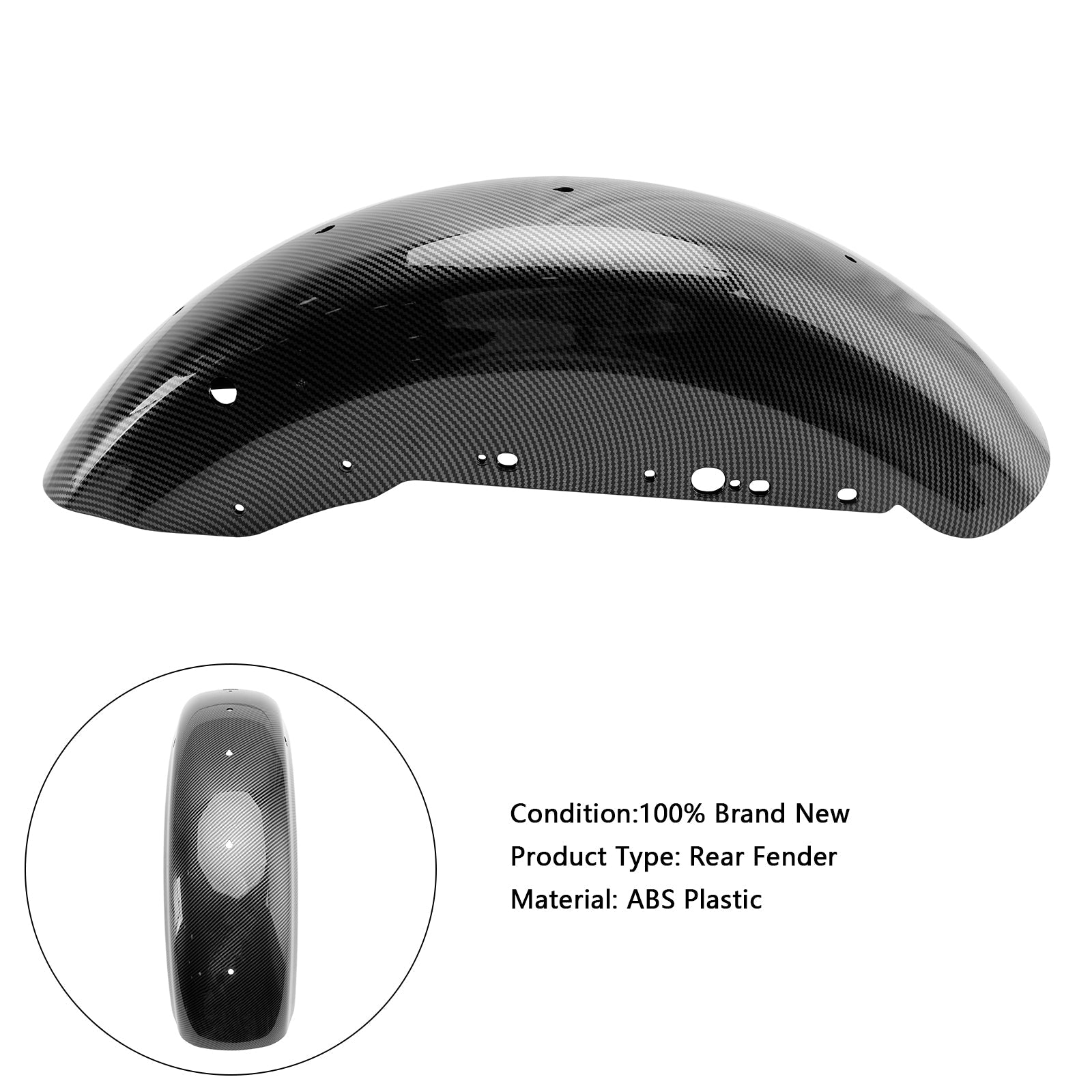 Rear Fender Mudguard Fairing For Sportster 883 1200 2004-UP