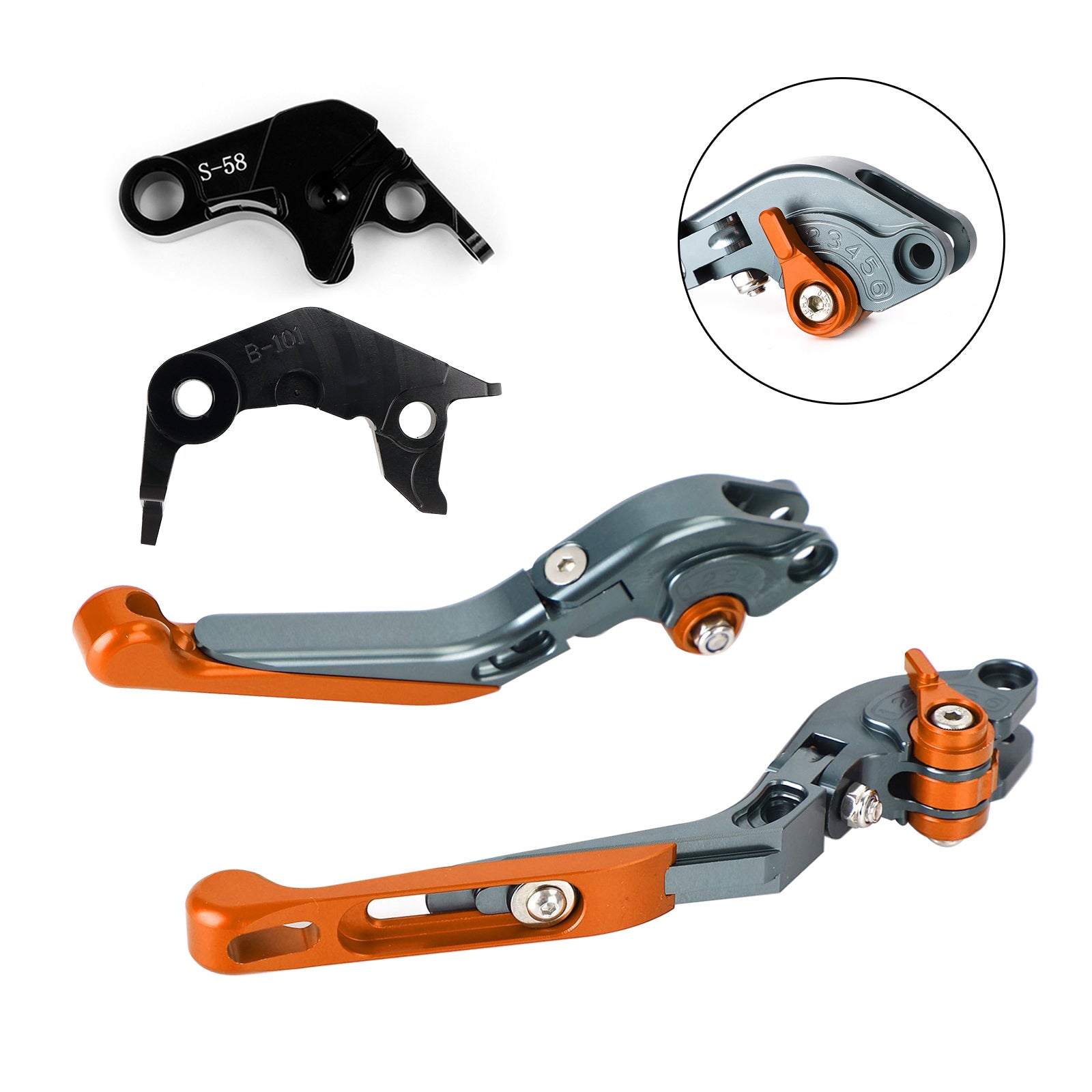 Adjustable Clutch Brake Lever fit for YAMAHA YZF R7 MT-10/SP FZ-10/SP 2022-23