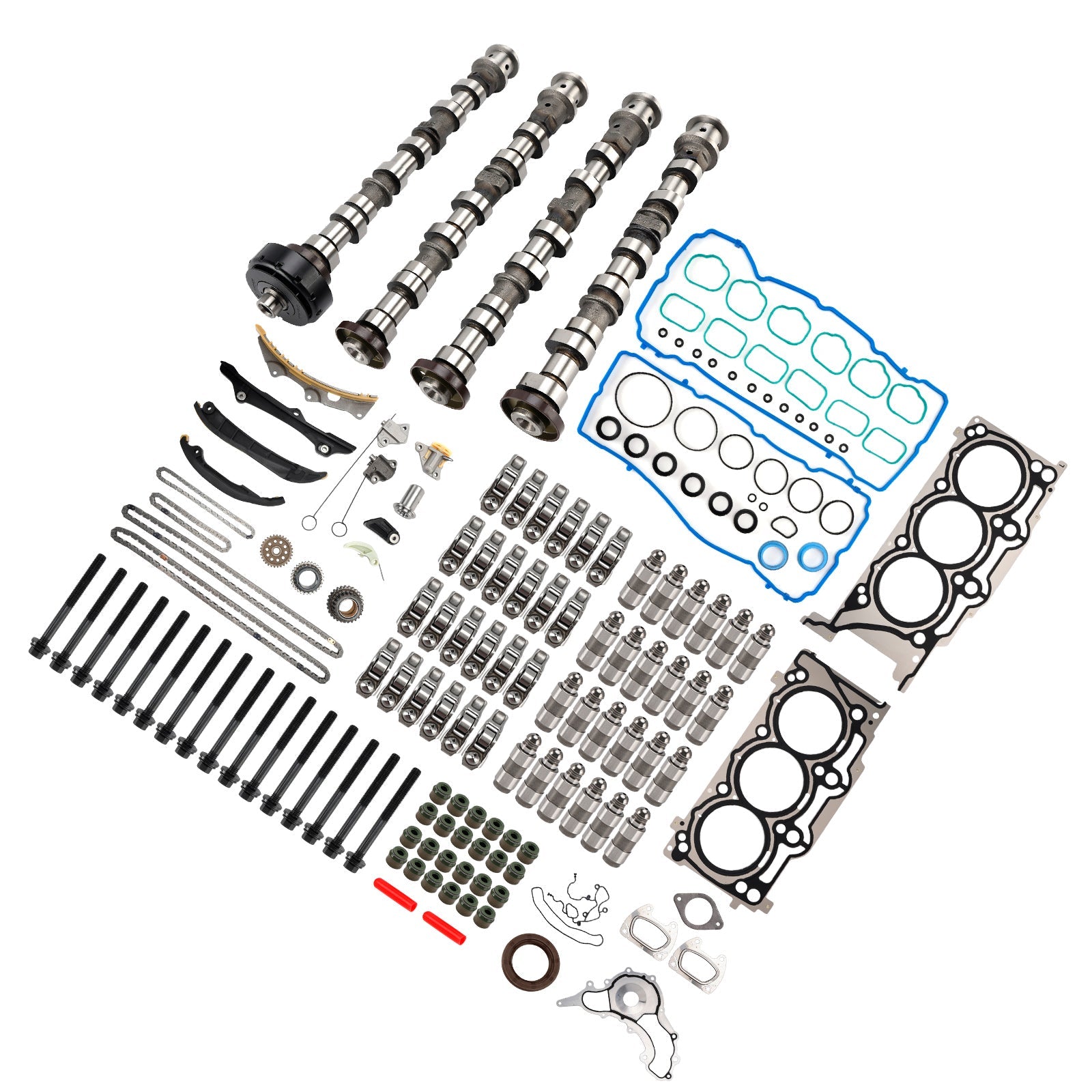 2011-2016 Dodge Journey 3.6L V6 Engine Camshafts Rockers Lifters Timing Chain