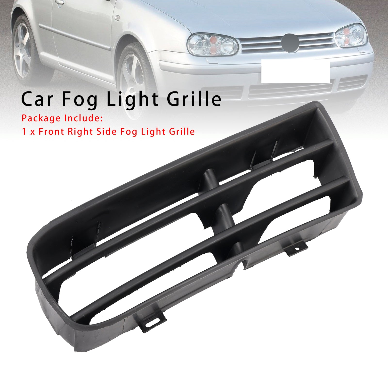 1998-2004 VW Golf IV MK4 Front Right Side Bumper Grille Fog Light Grill 1J0853666E 1J0853666G
