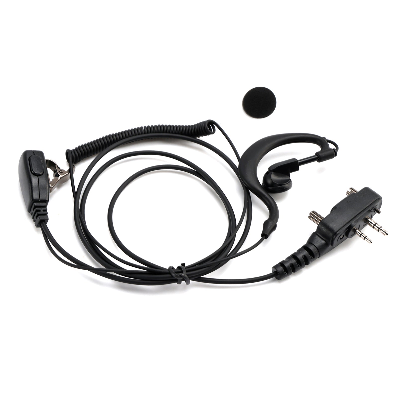 ICOM F1000-011 Curved Earhook Headset For ICOM A16 IC-F3230 F4230D F1100 F2100D