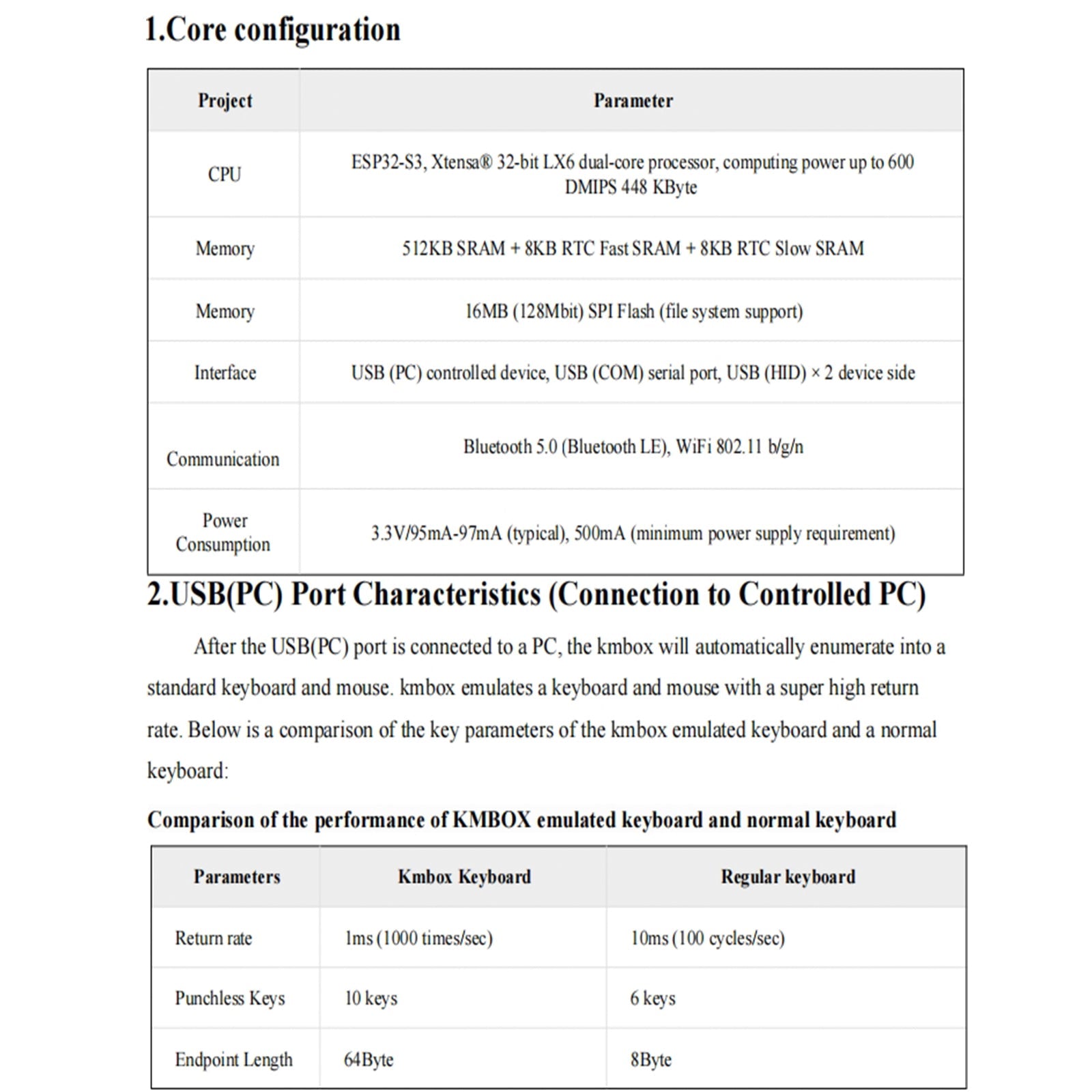 Kmbox Keyboard Mouse Controller Dual Machine Control Learning Development Board