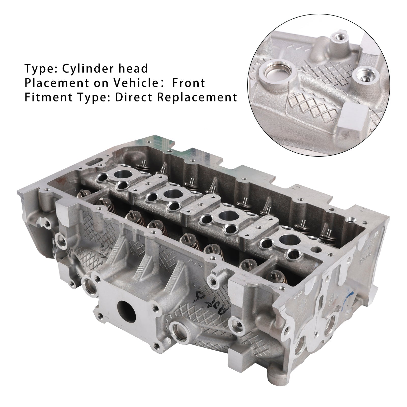 Audi CYAA CJZ CJZA CJZB CJZC CJZD CYV CYVA CYVB CYVC CYVD Cylinder Head Valves 1.2 TSI EA211 04E103064L