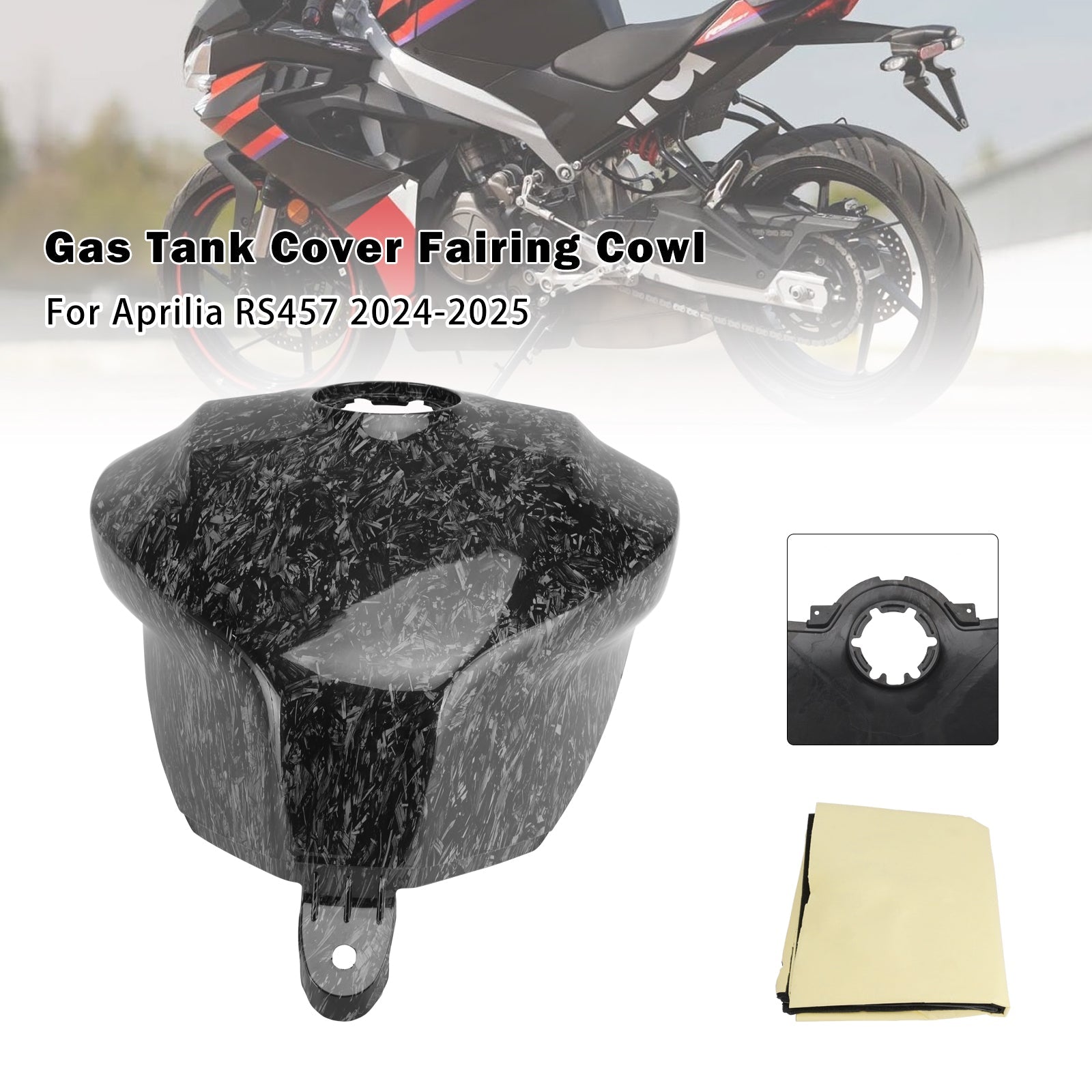 2024-2025 Aprilia RS457 RS 457 Gas Tank Cover Trim Fairing Cowl