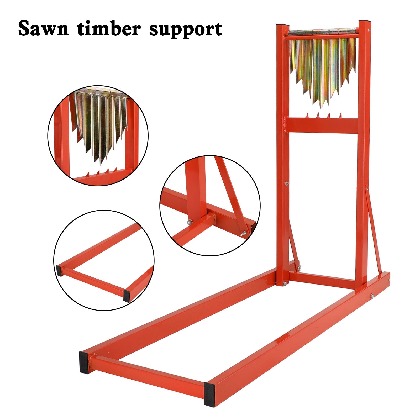 Log Stand Chainsaw Log Saw Bench Wood Folding Saw Horse Smart Holder Heavy Duty