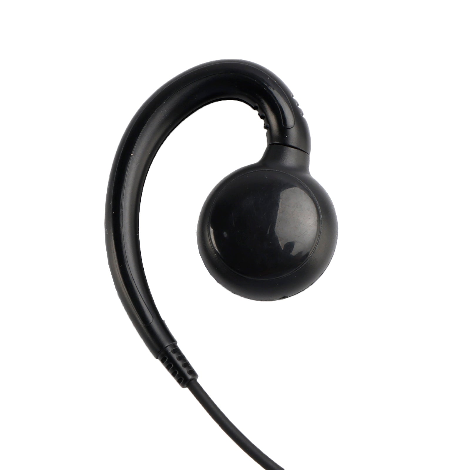 K-018 Small PTT-B6 Curve Hook Earhook Headset For TK-208 TH-D7 RPU416A KG-UVD1