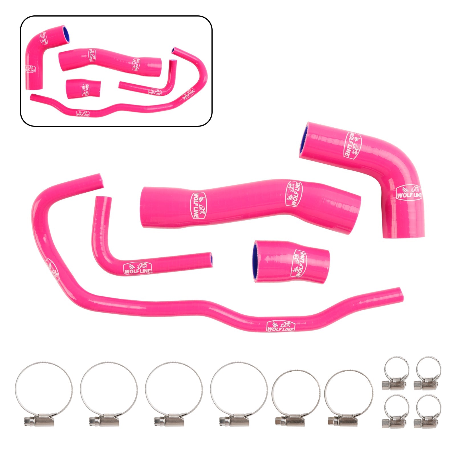 Silicone Radiator coolant Hose kit For BMW S1000RR 2019-2023