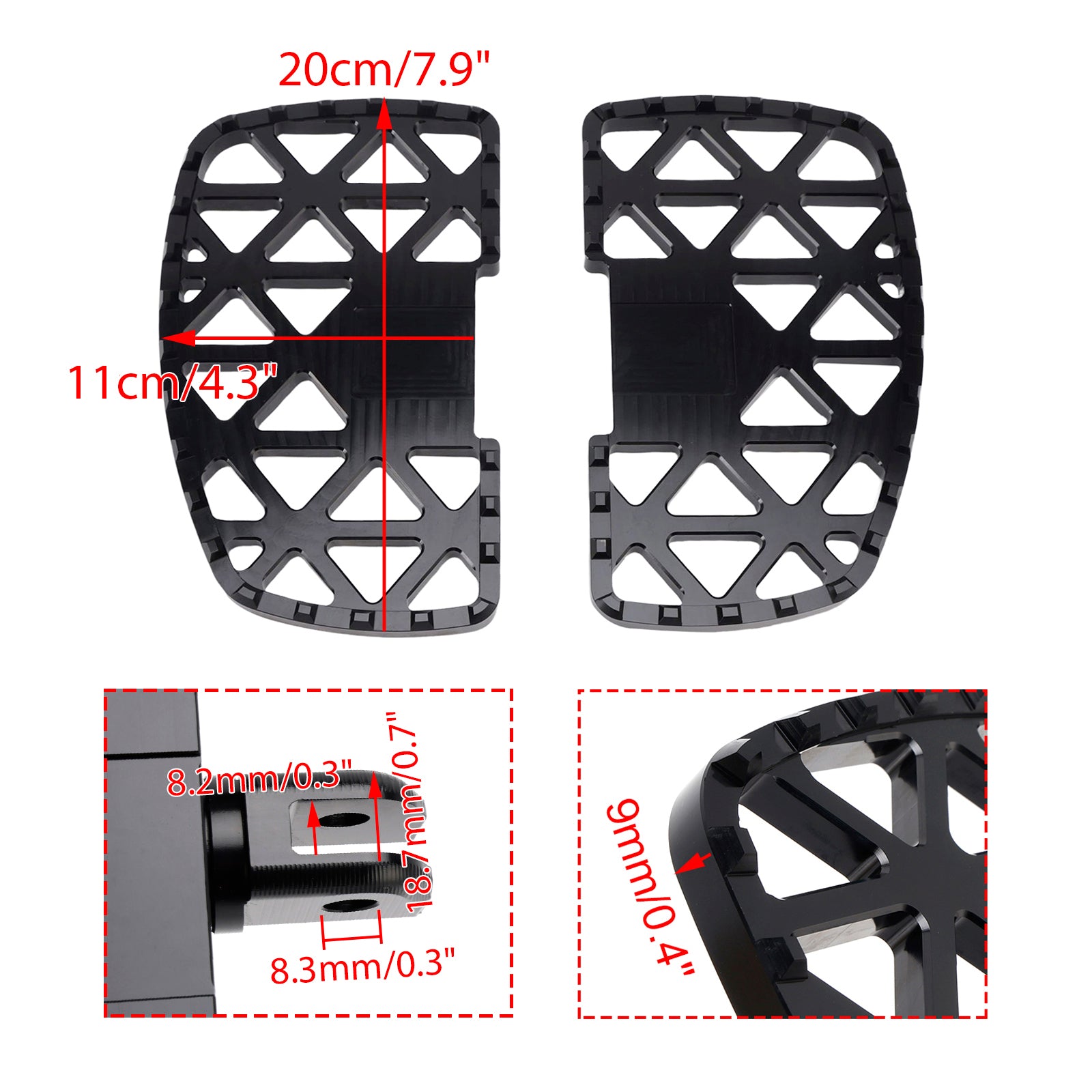 Front Footrests Foot Pegs fit for Speedmaster 2018-2025 Rocket 3GT 2020-2025