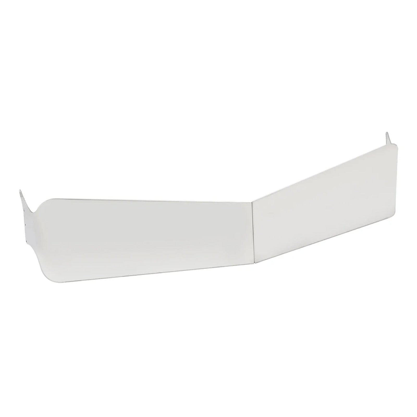 Flat Top Silvery Drop Visor For Peterbilt 377 378 379 335 386 388 389