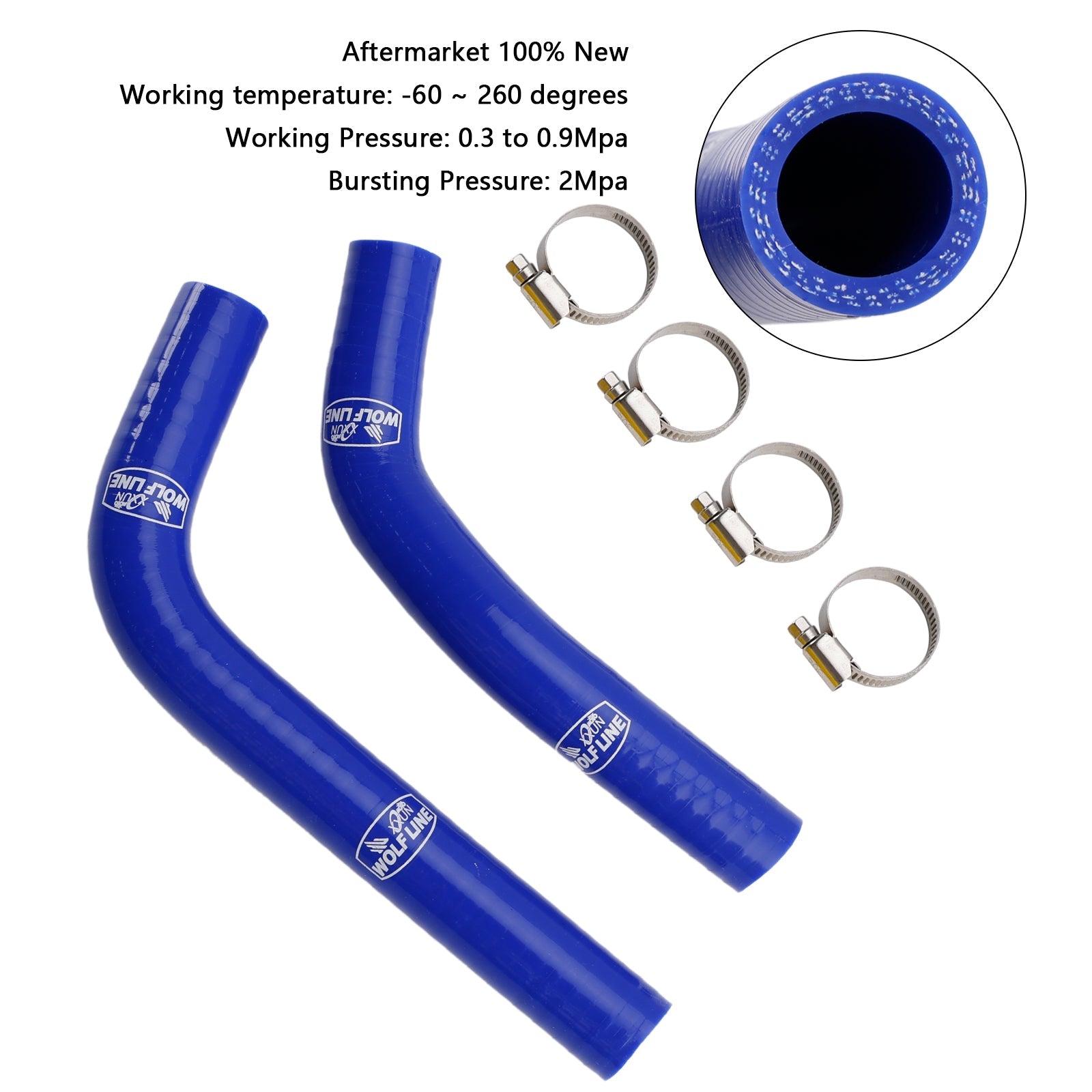 Silicone Radiator coolant Hose For Yamaha MT-03 MT-25 YZF R3 R25 2015-2024