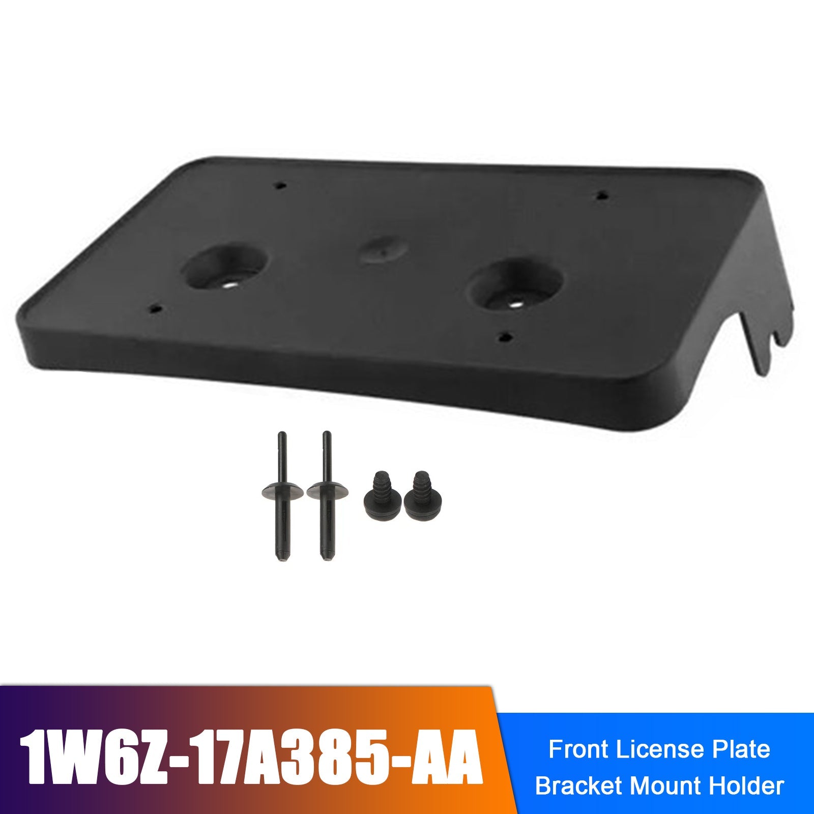 2002-2005 Ford Thunderbird Front License Plate Bracket Mount Holder 1W6Z17A385AA