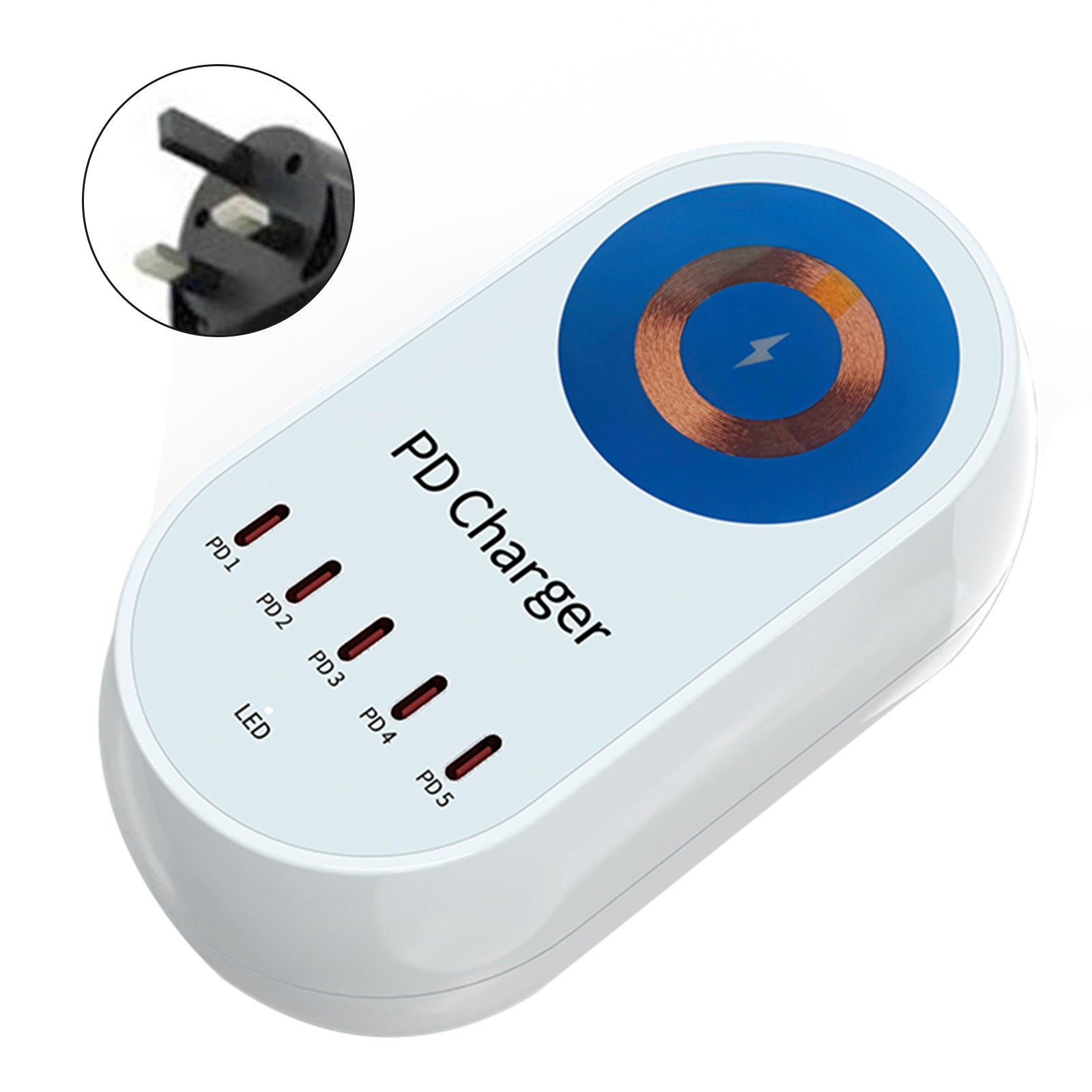 140W Charger Magnetic Wireless Fast Charging PD100W Laptop Mobile Phone Charger