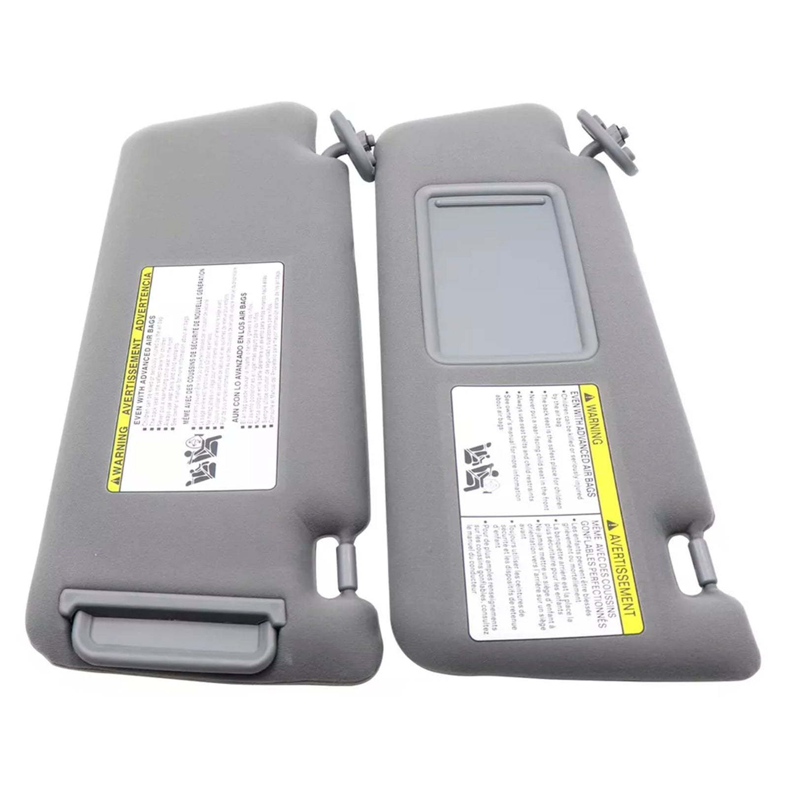 2013-2018 Nissan Altima 2PCS Gray Sun Visor Left & Right 74320-04181-B1 74310-04181-B1