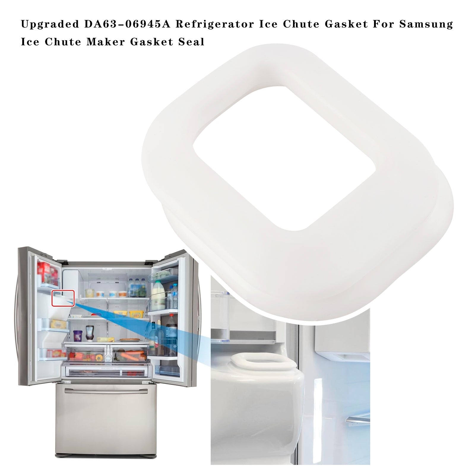 A63-06945A Refrigerator Ice Chute Gasket For Samsung Ice Chute Maker Gasket Seal